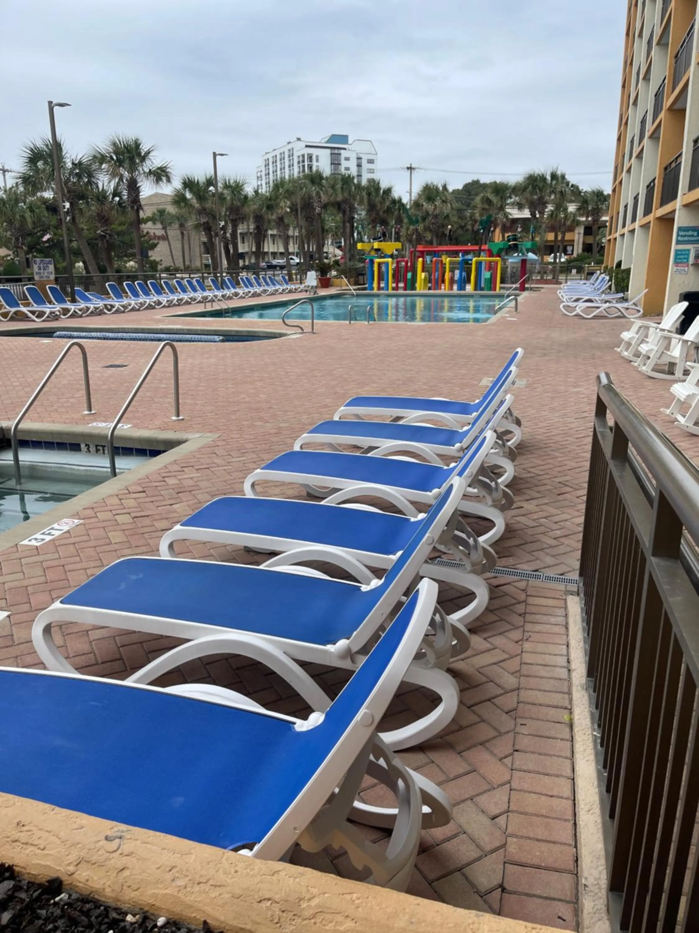 Pool view in Caravelle Resort