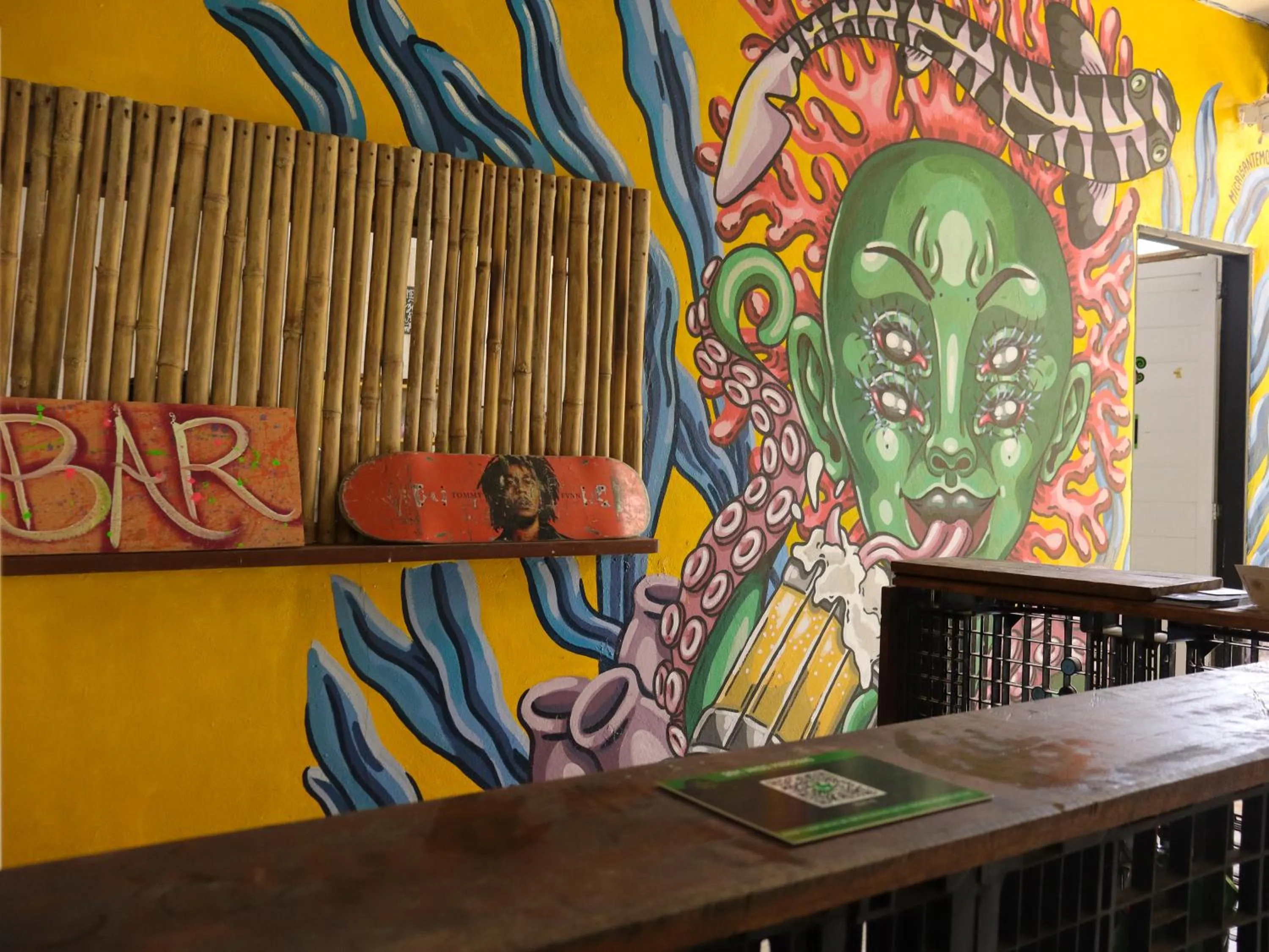 Lounge or bar in Pousada e Hostel Marthi