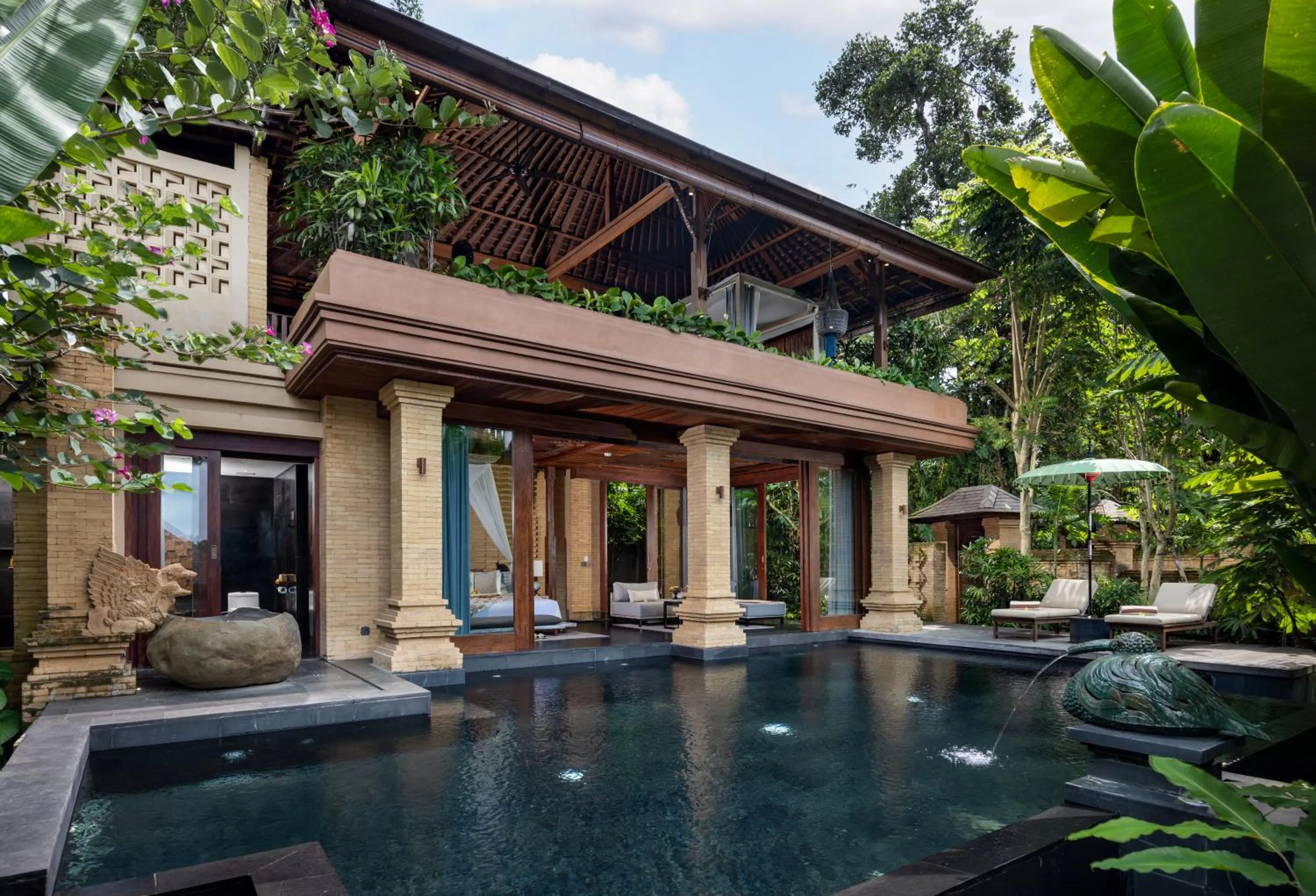 Swimming pool in Sanna Ubud A Pramana Experience