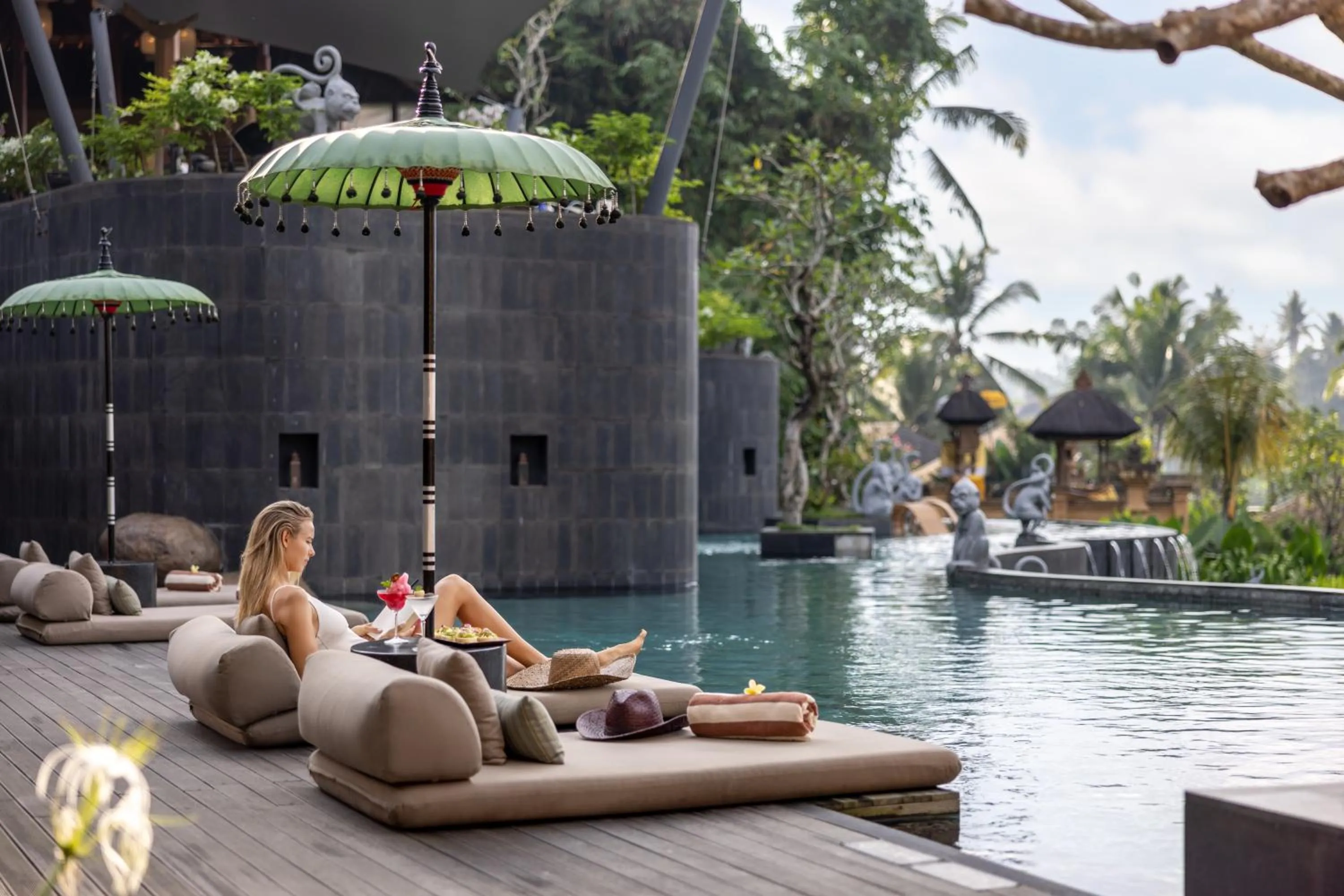 Swimming pool in Sanna Ubud A Pramana Experience