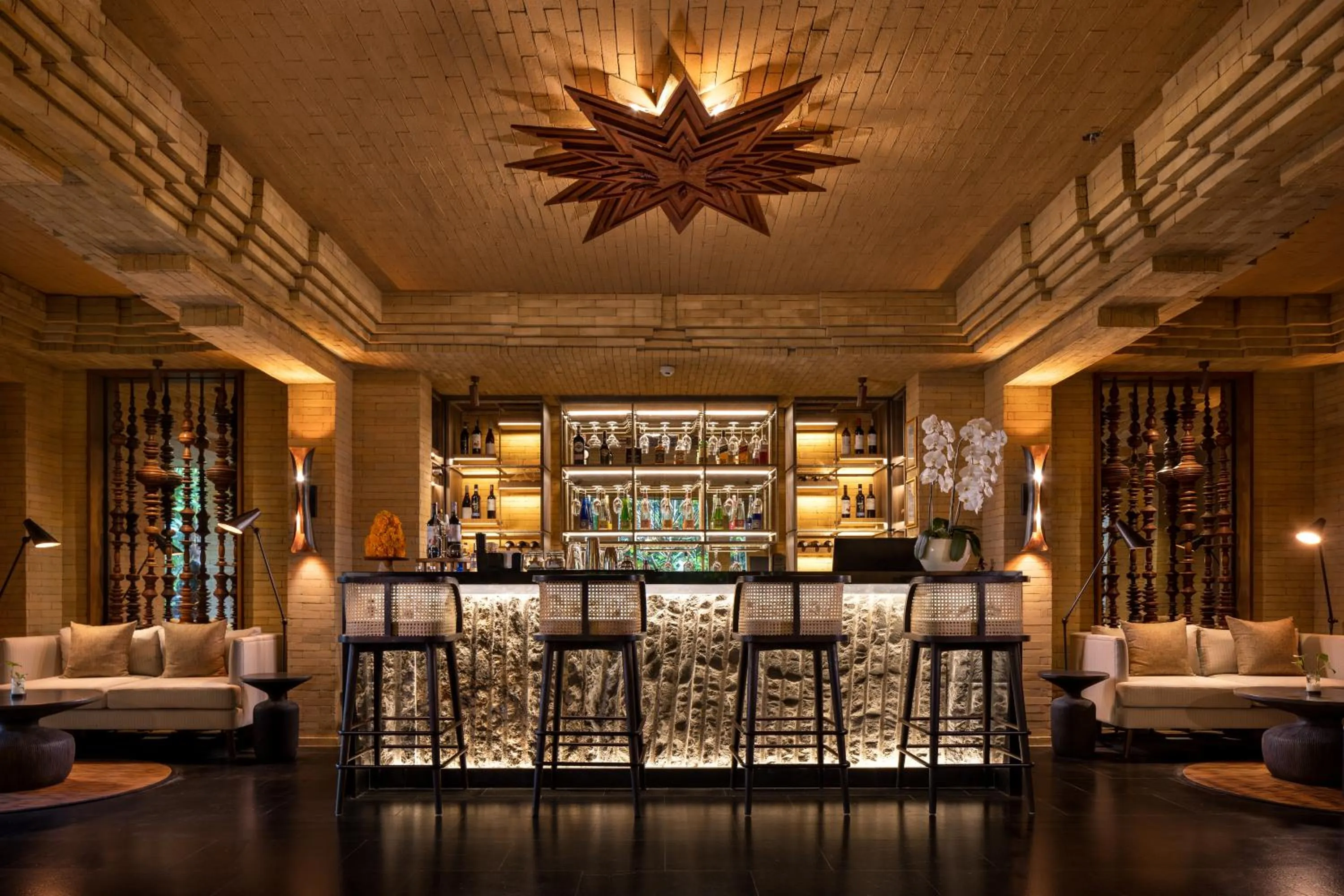 Lounge or bar in Sanna Ubud A Pramana Experience