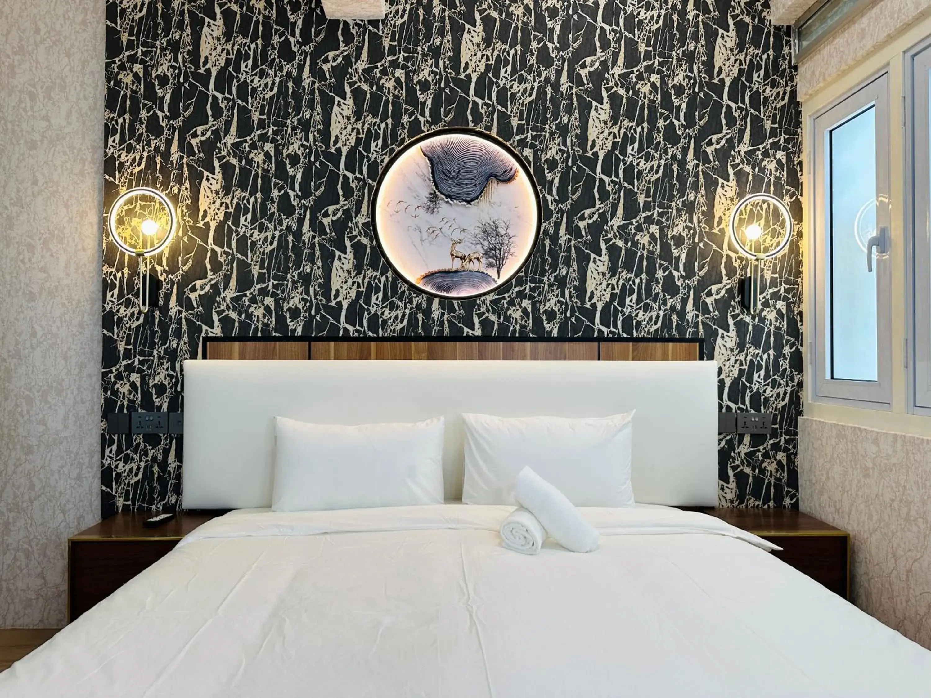 Bed in Kam Leng Hotel Bed in Kam Leng Hotel