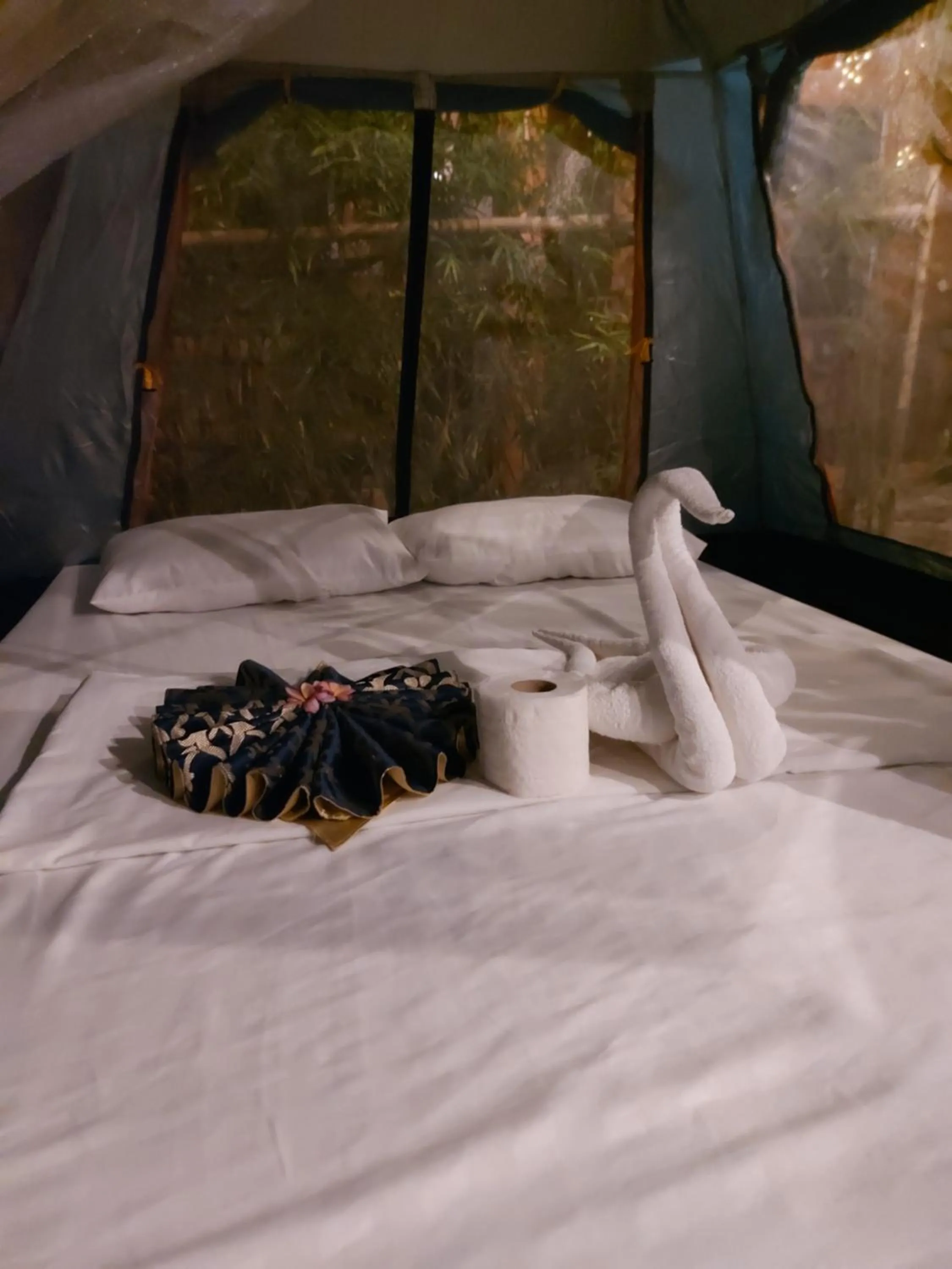 Bed in New Village Lodge