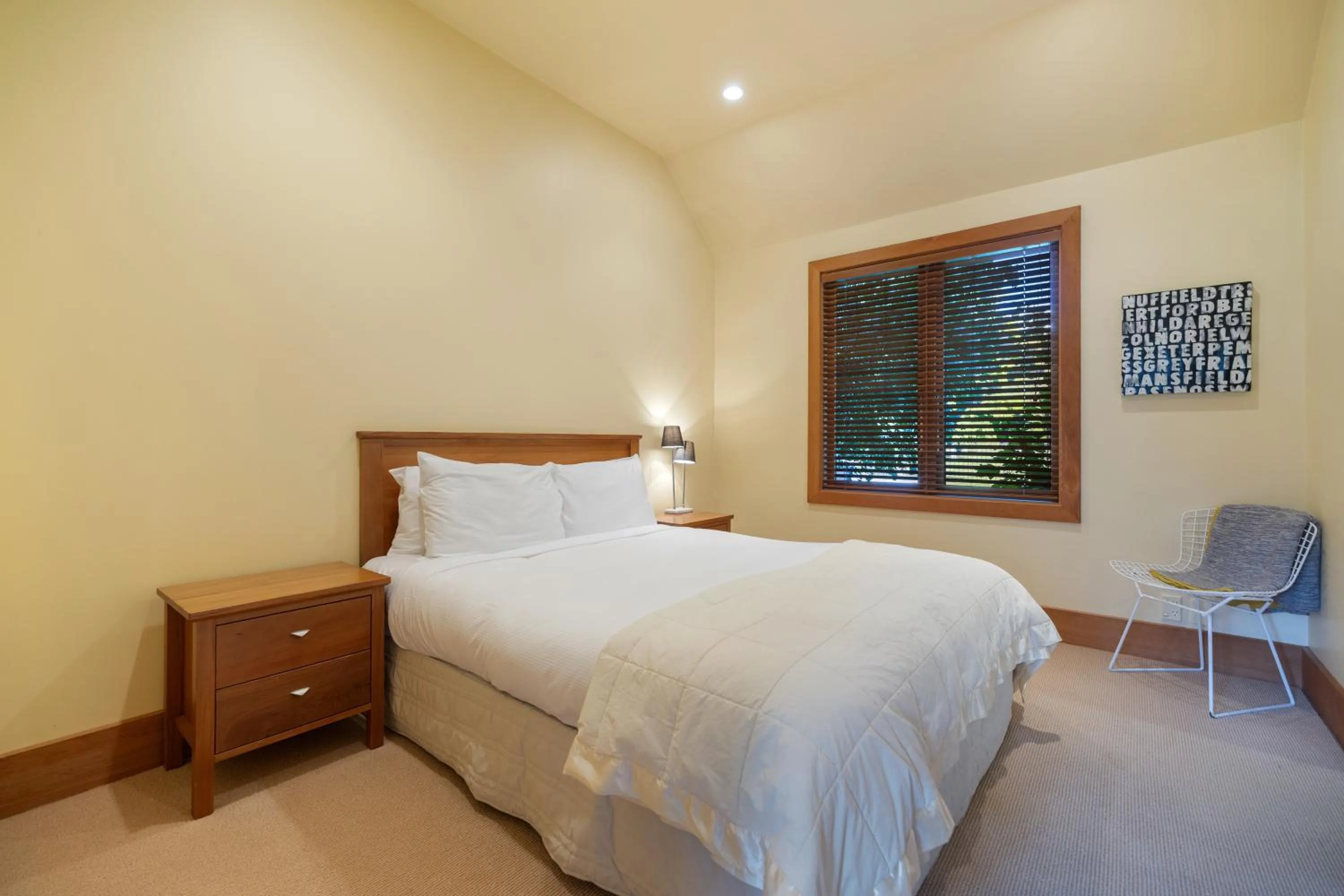 Bedroom, Bed in Wharenui Holiday Home by MajorDomo