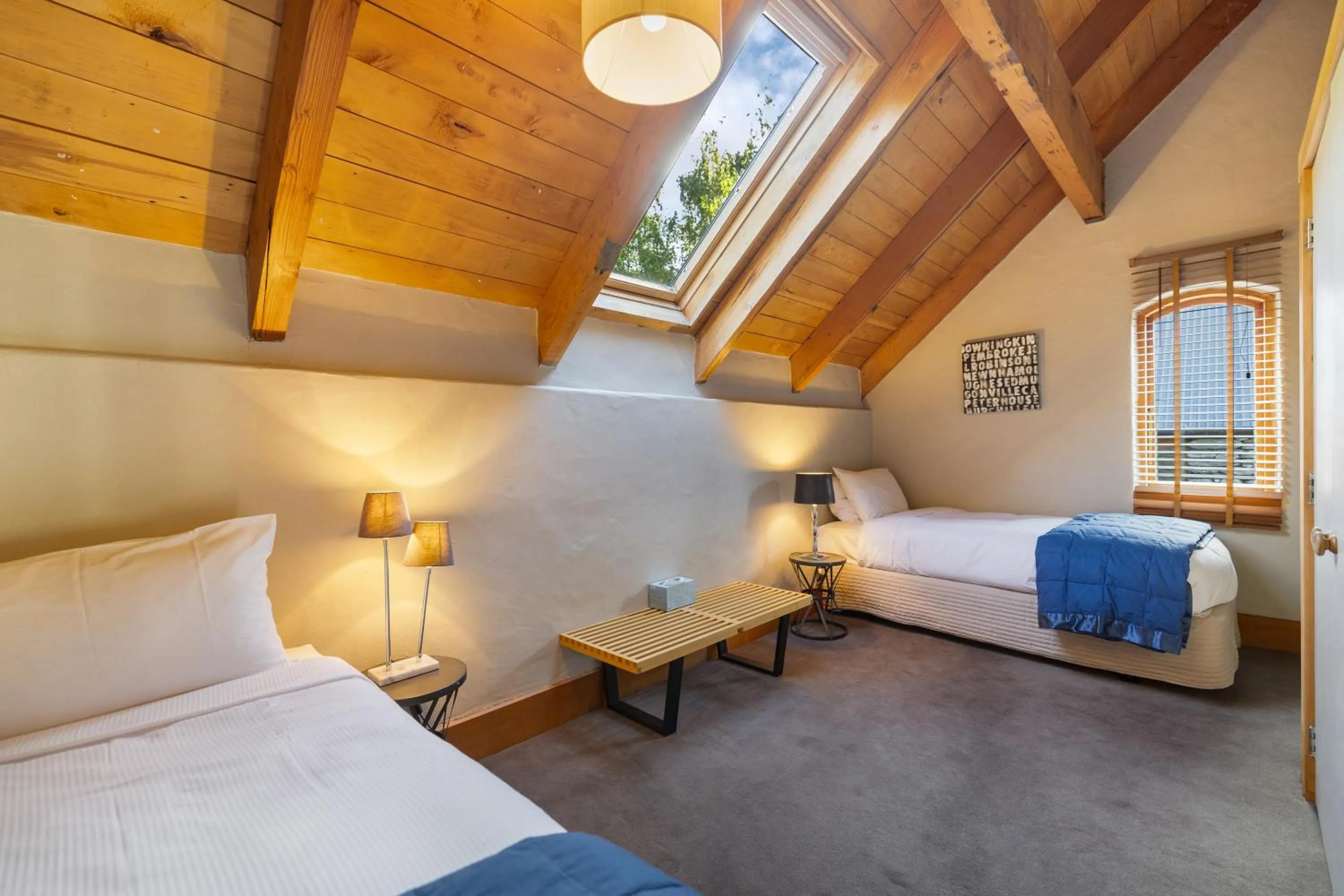 Bedroom, Bed in Wharenui Holiday Home by MajorDomo