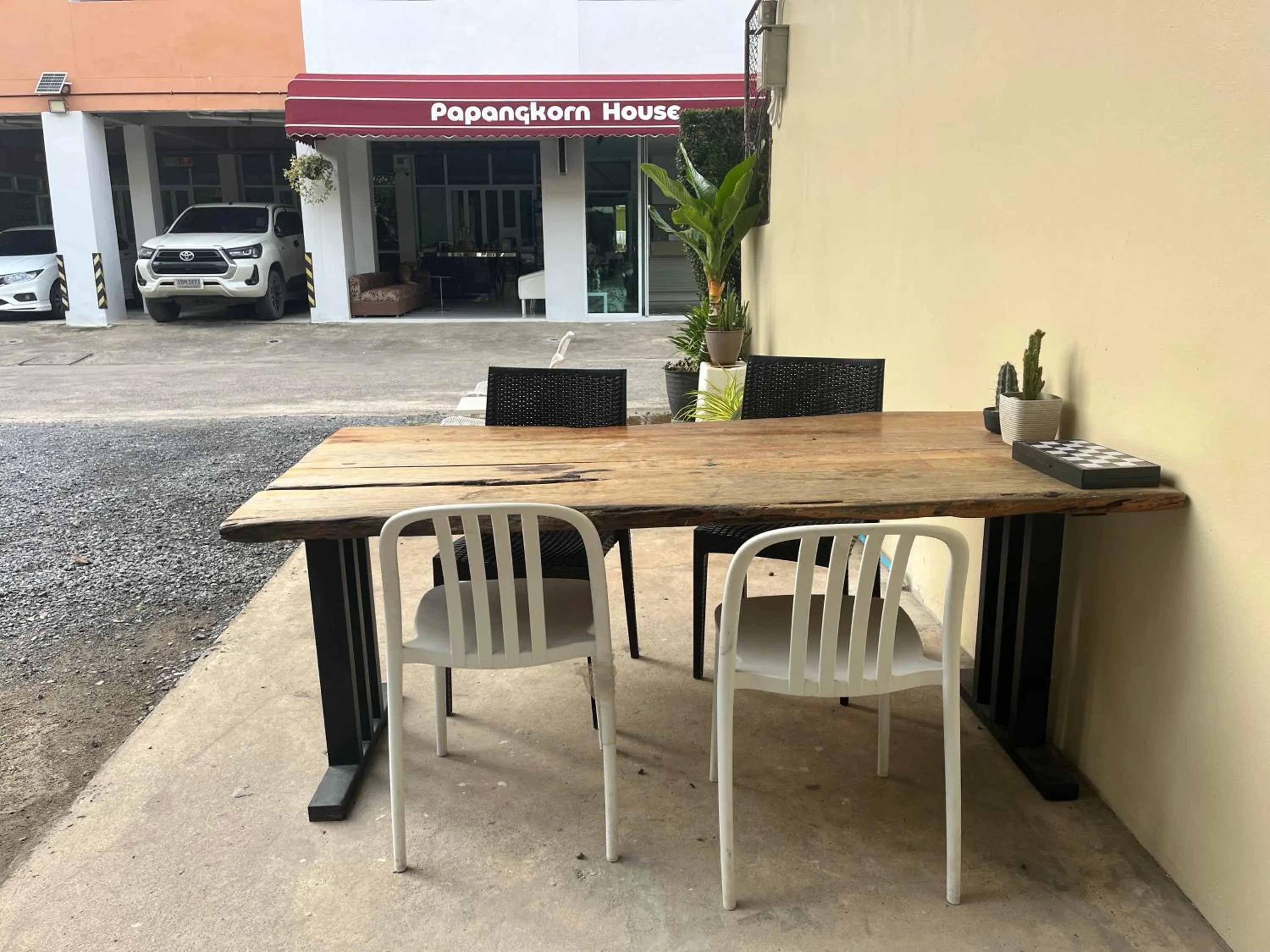 Seating area in Papangkorn House