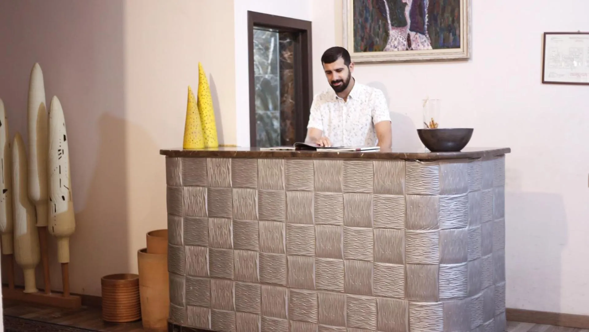 People in Nemi Museum Hotel Baku Nz