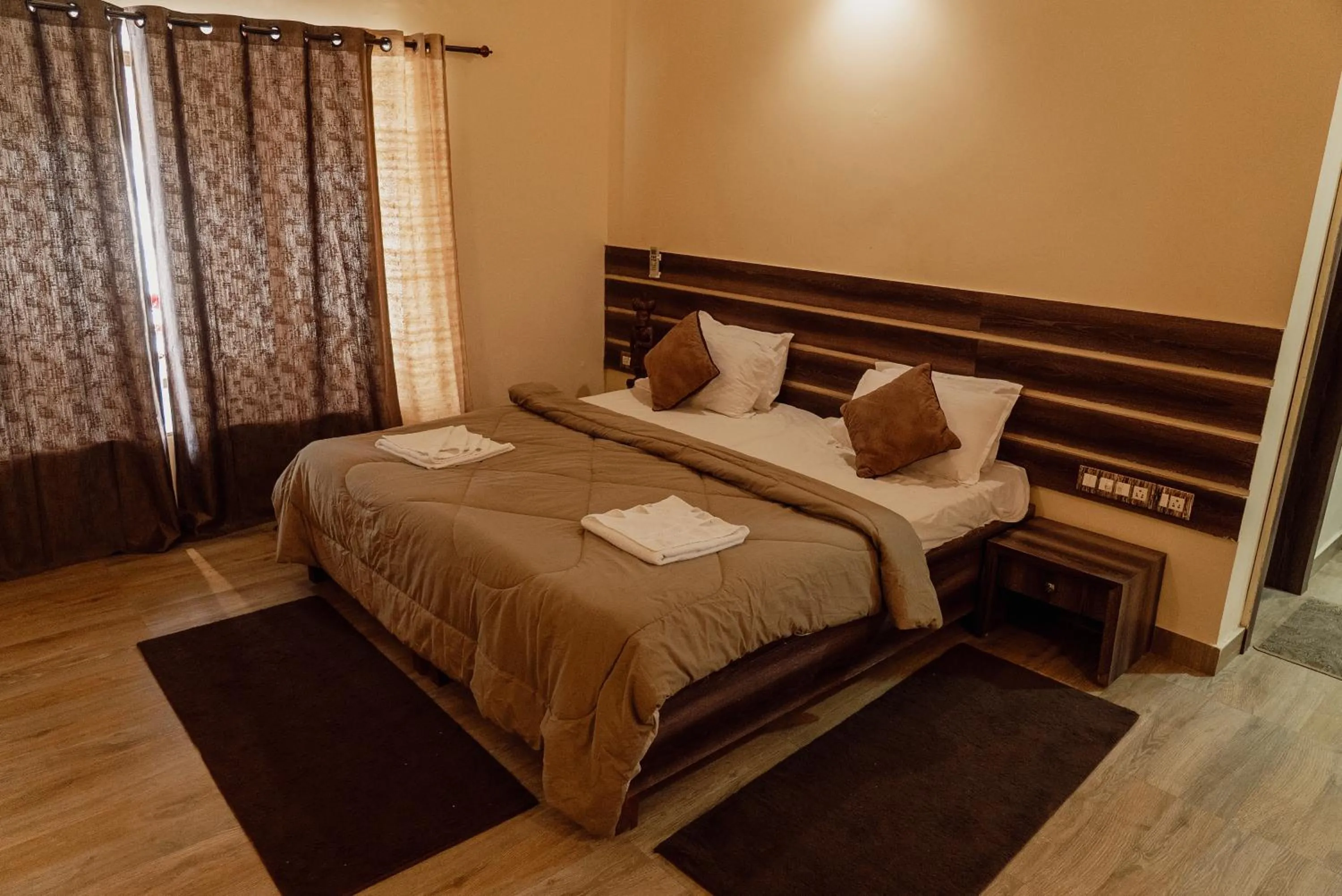 Bed in Wild Woods Tiger Resort