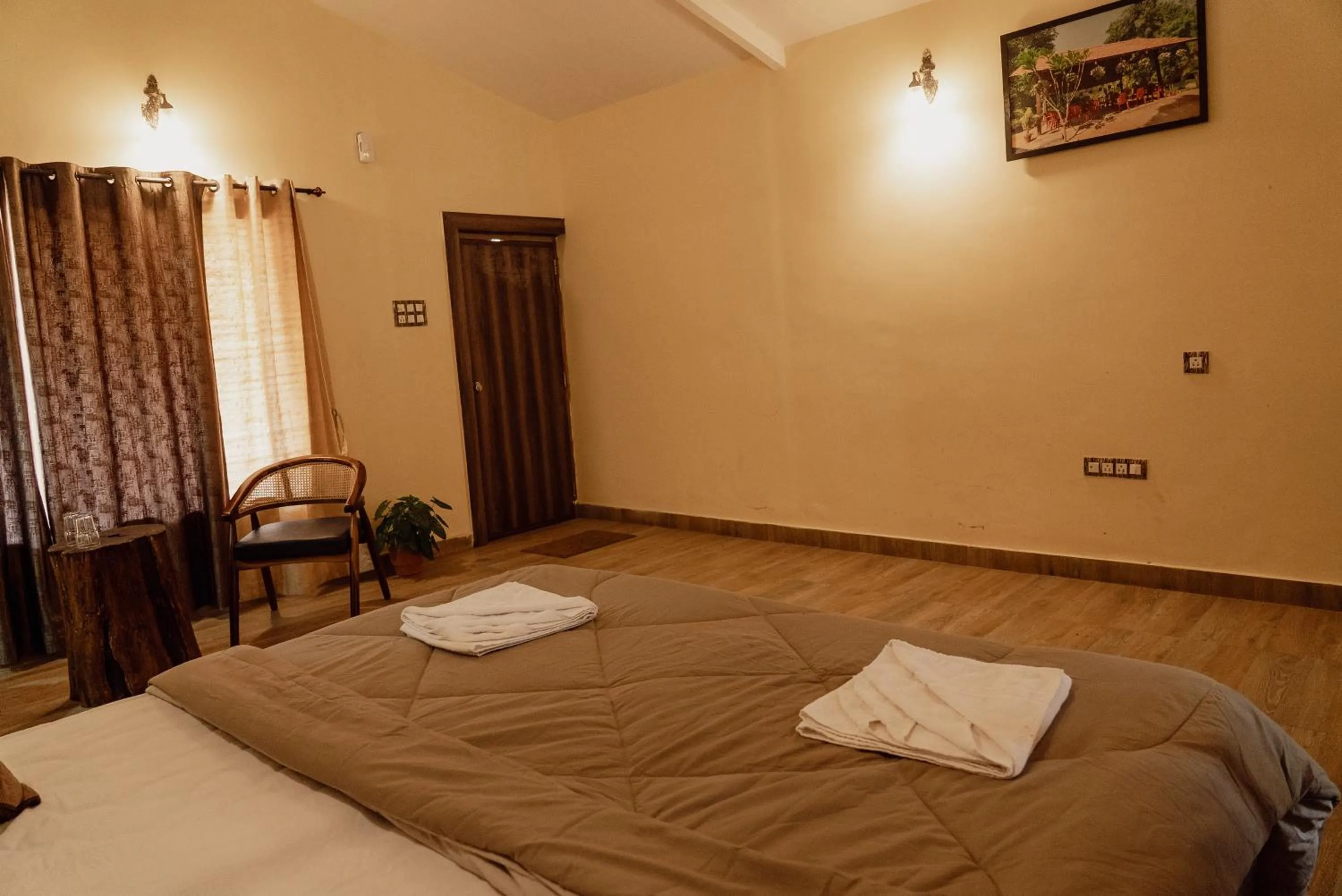 Bed in Wild Woods Tiger Resort