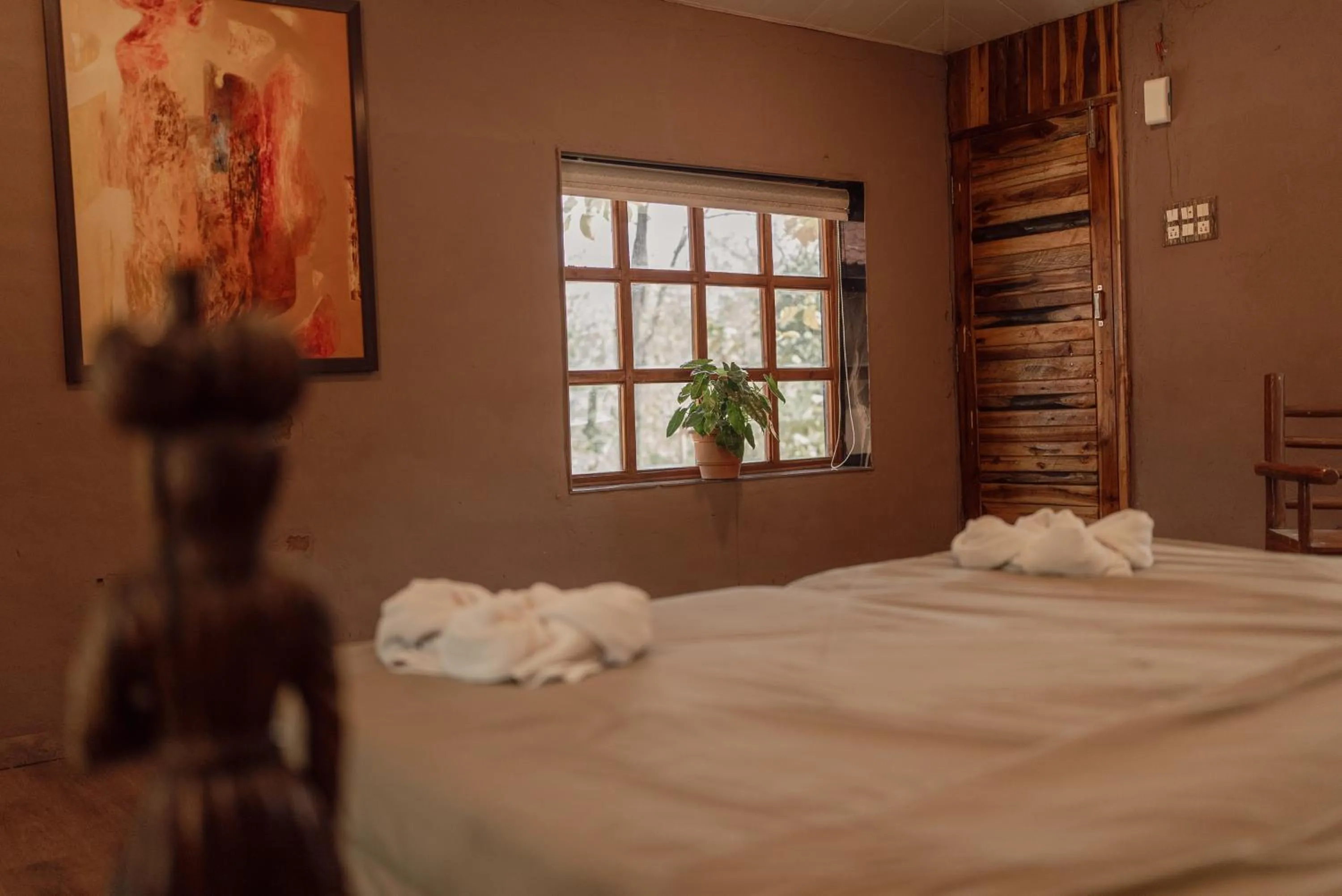 Bed in Wild Woods Tiger Resort