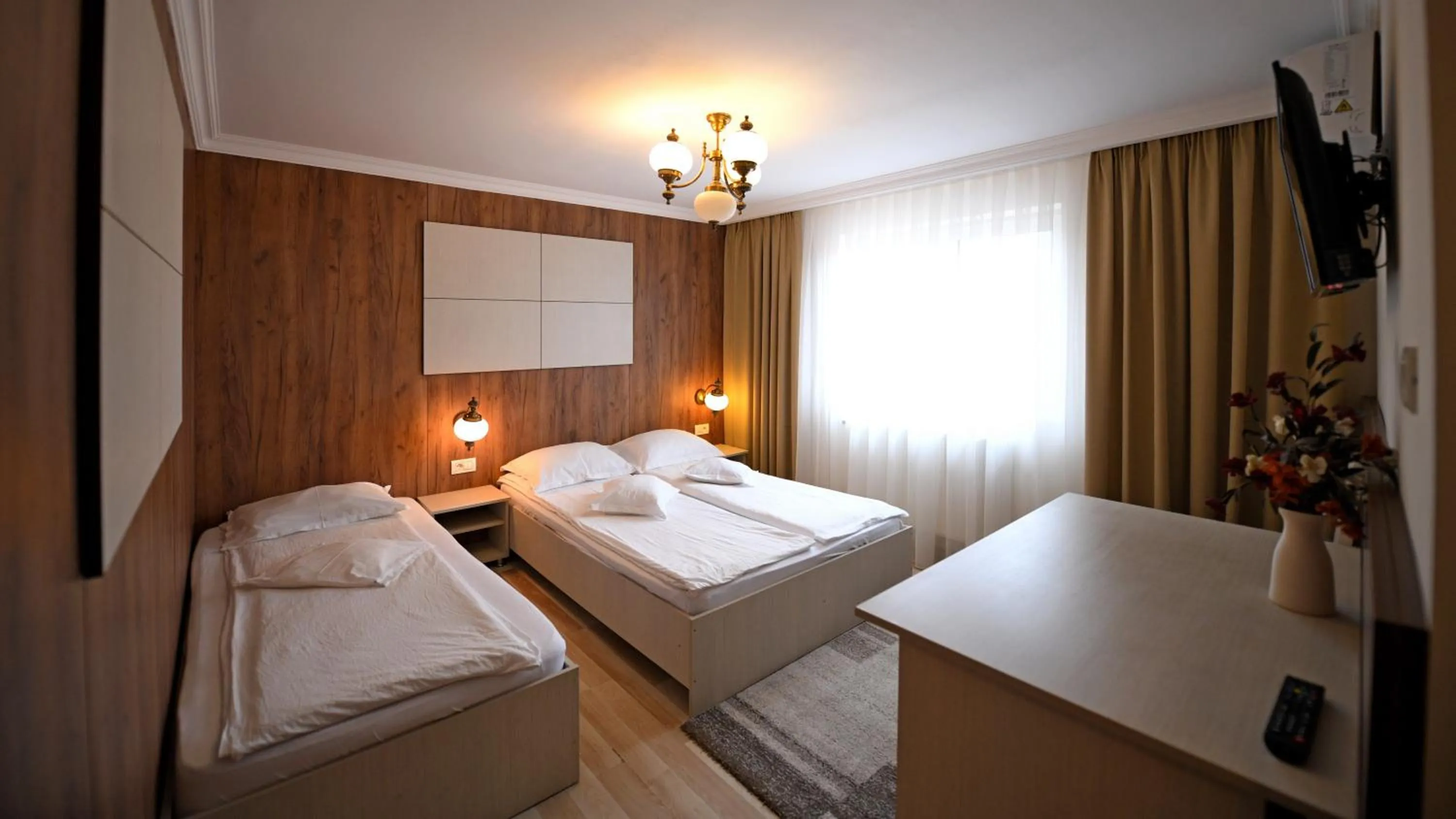 Photo of the whole room, Bed in Pensiunea Sarmis Cristal