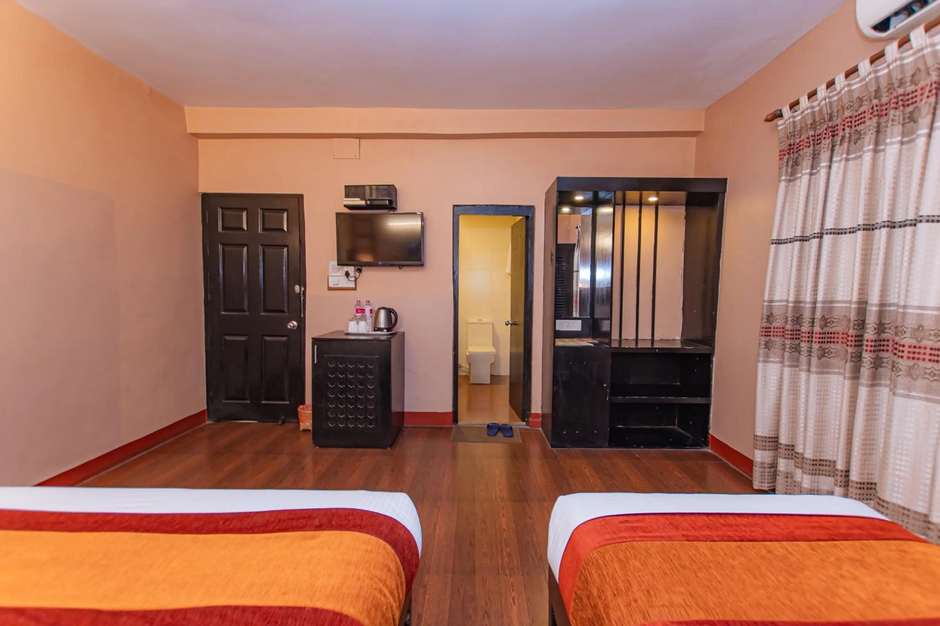 Bed in Moonlight Resort and Spa