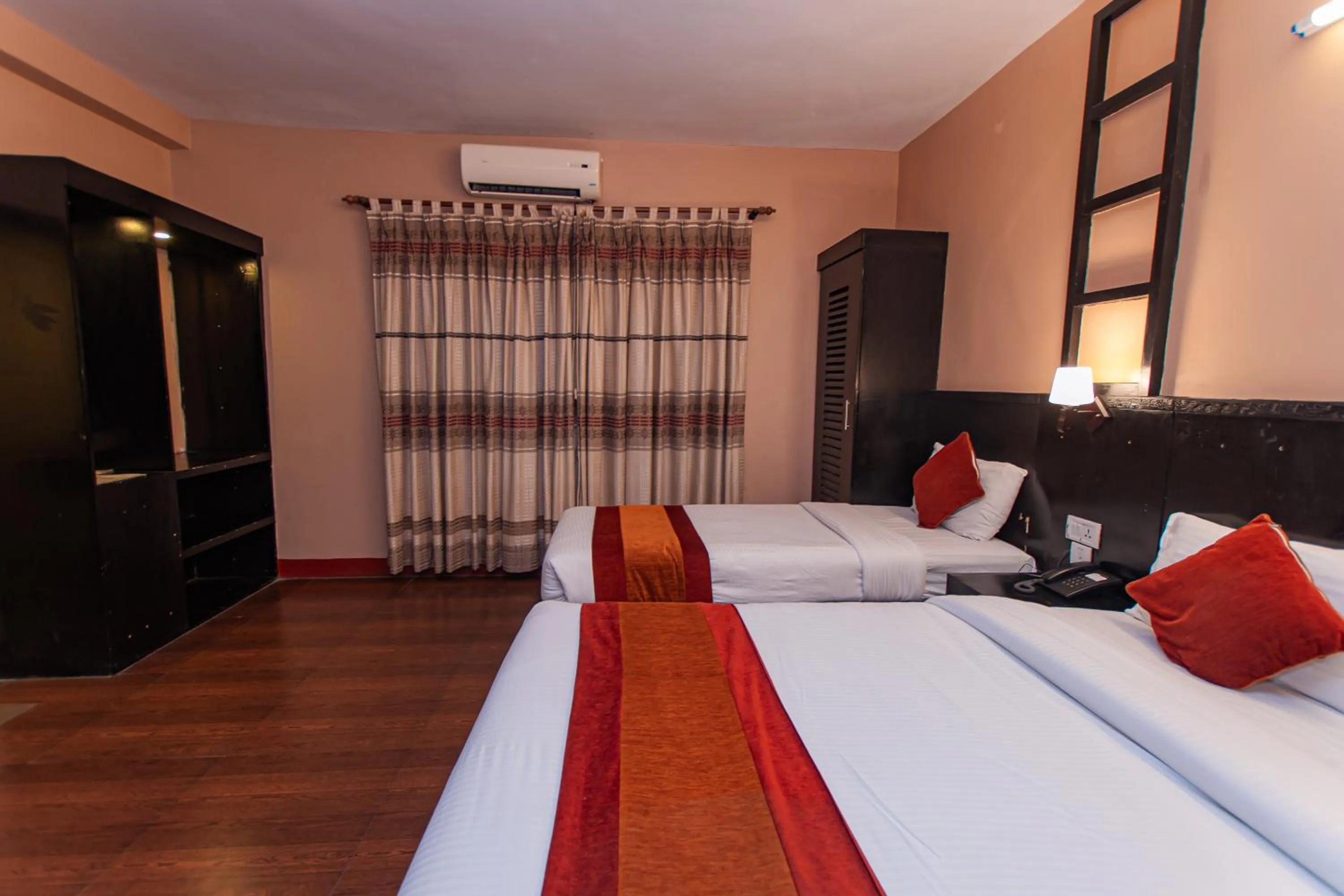 Bed in Moonlight Resort and Spa