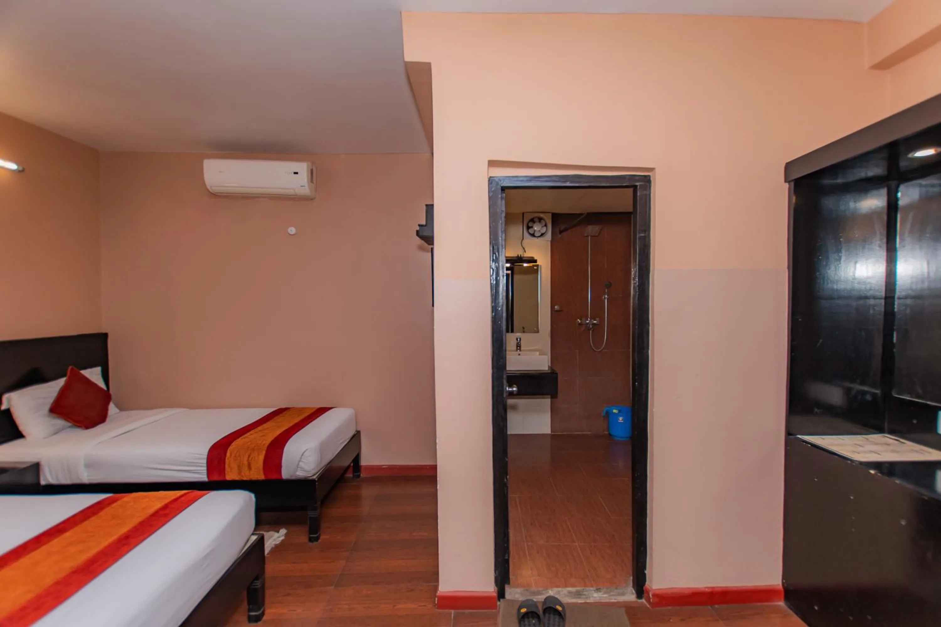 Bed in Moonlight Resort and Spa