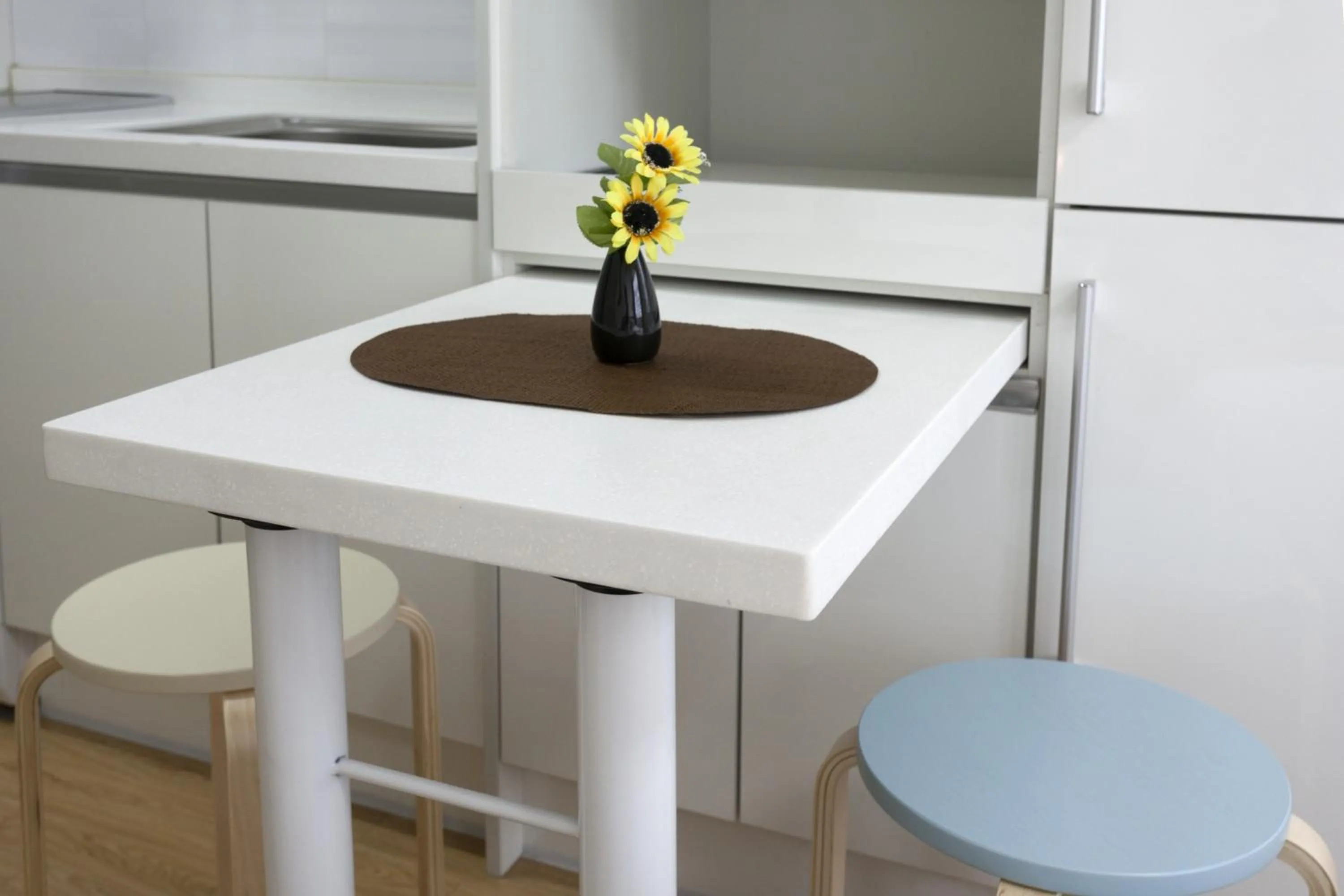 Kitchen or kitchenette in Hotel Morning Sky