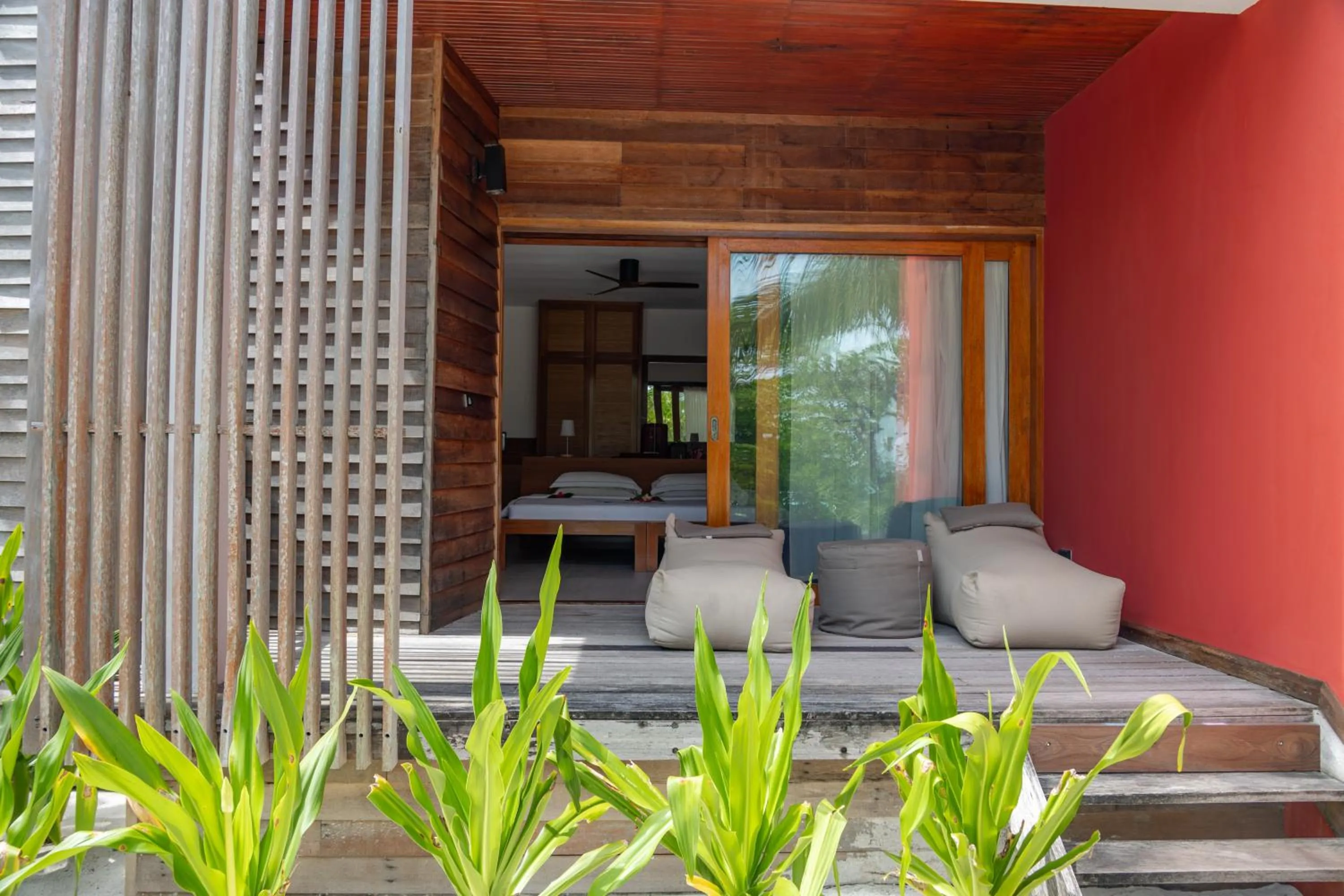 Patio in The Barefoot Eco Hotel