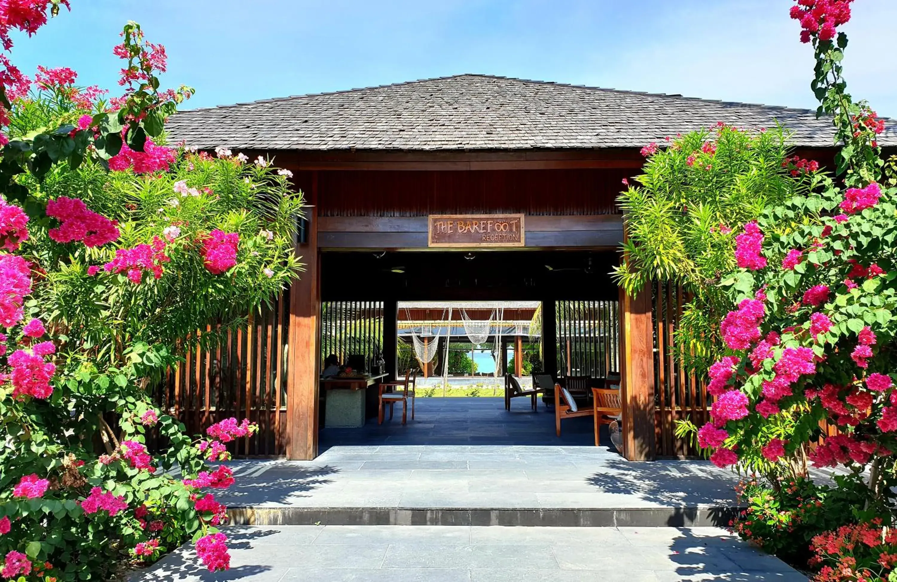 Lobby or reception in The Barefoot Eco Hotel Lobby or reception in The Barefoot Eco Hotel
