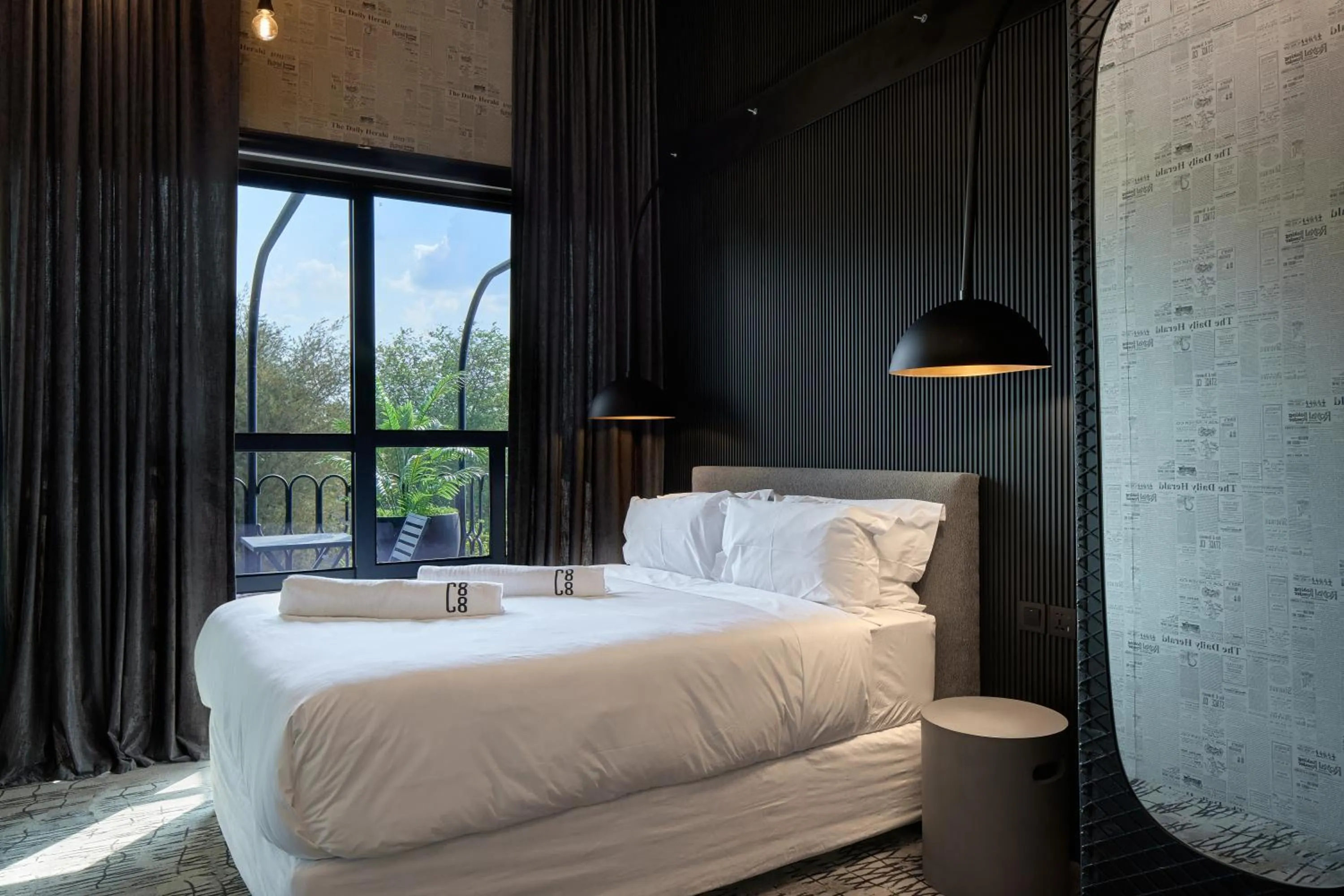 Bed in Cargo88 Hotel