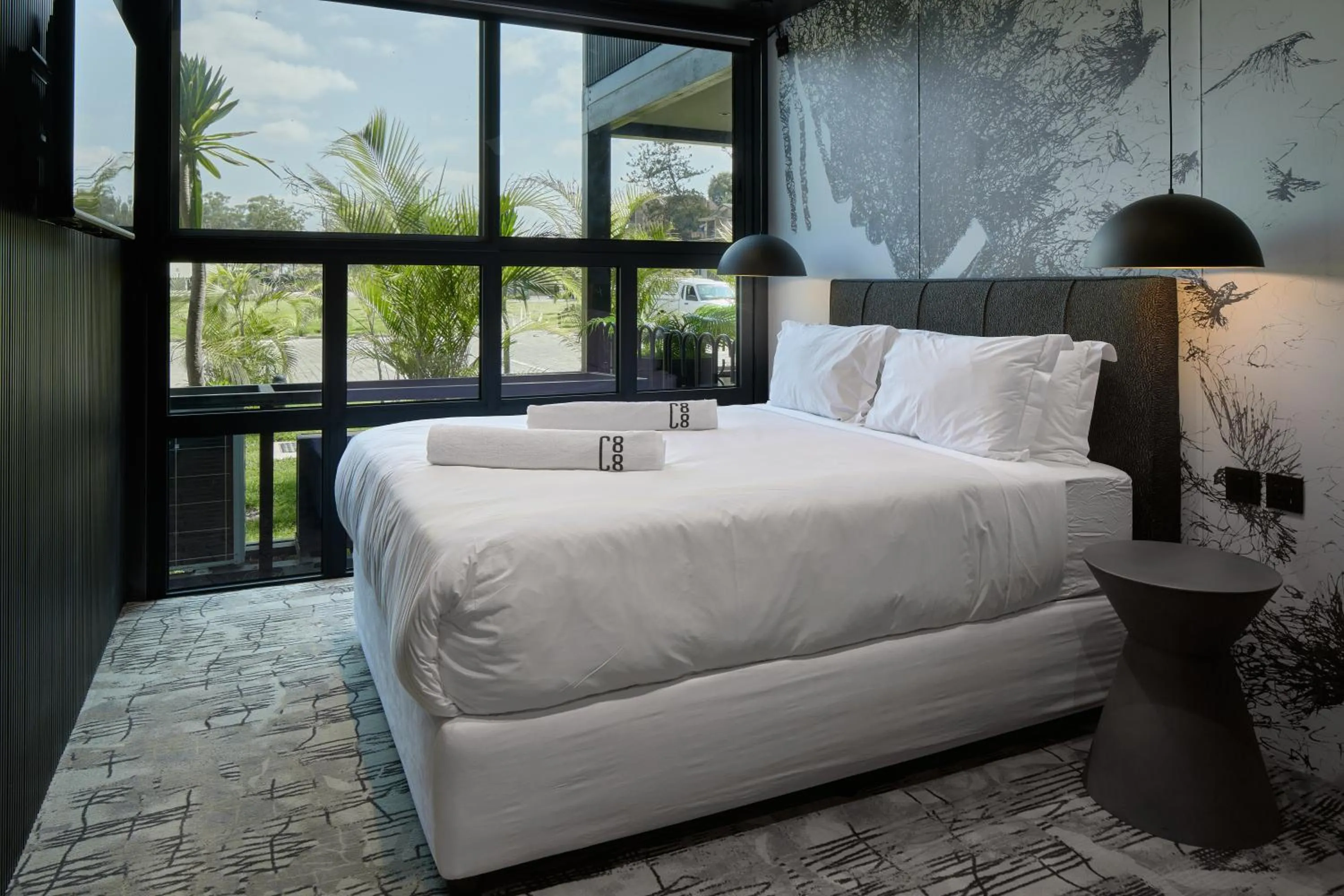 Bedroom, Bed in Cargo88 Hotel