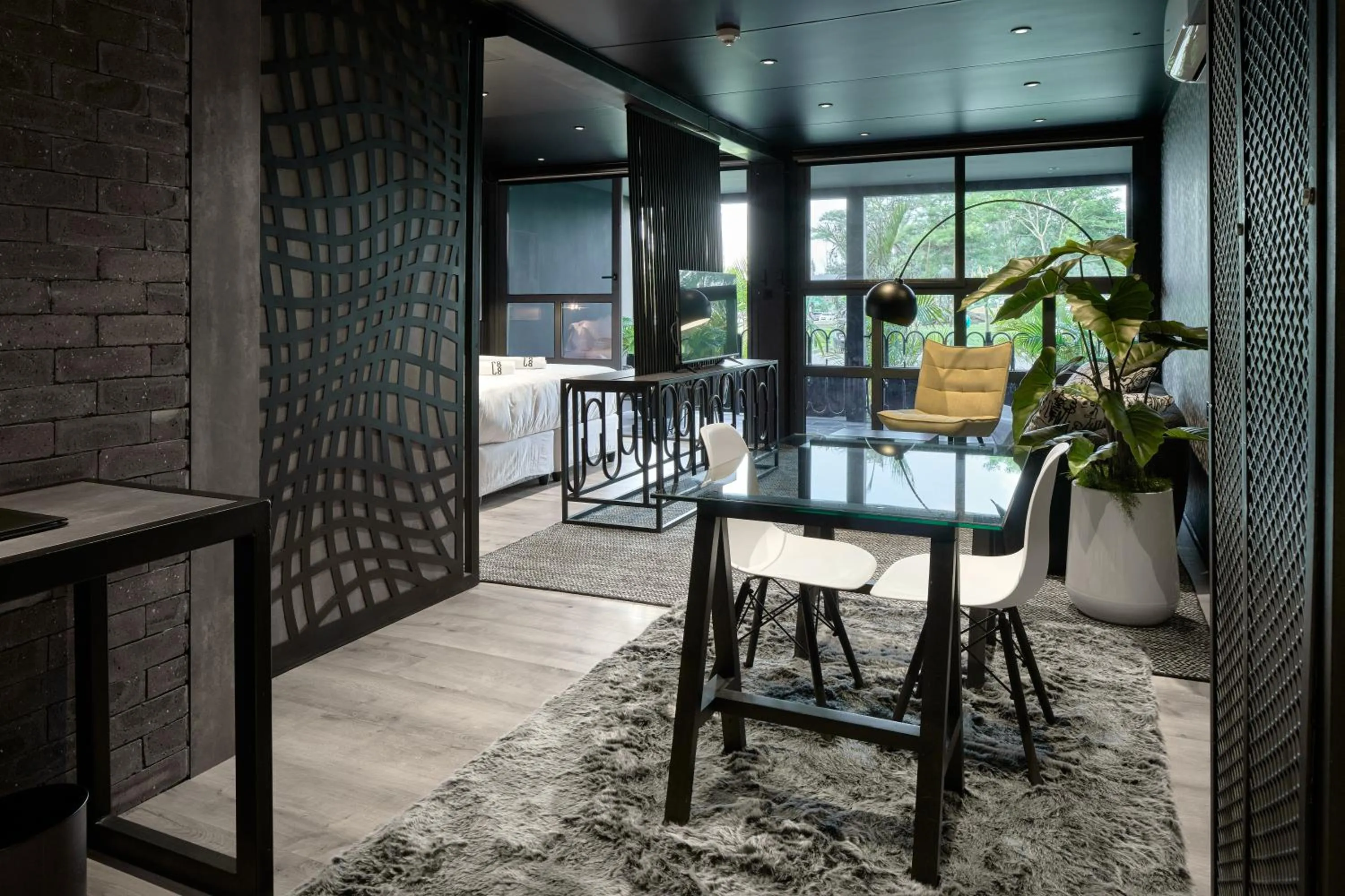 Seating area in Cargo88 Hotel