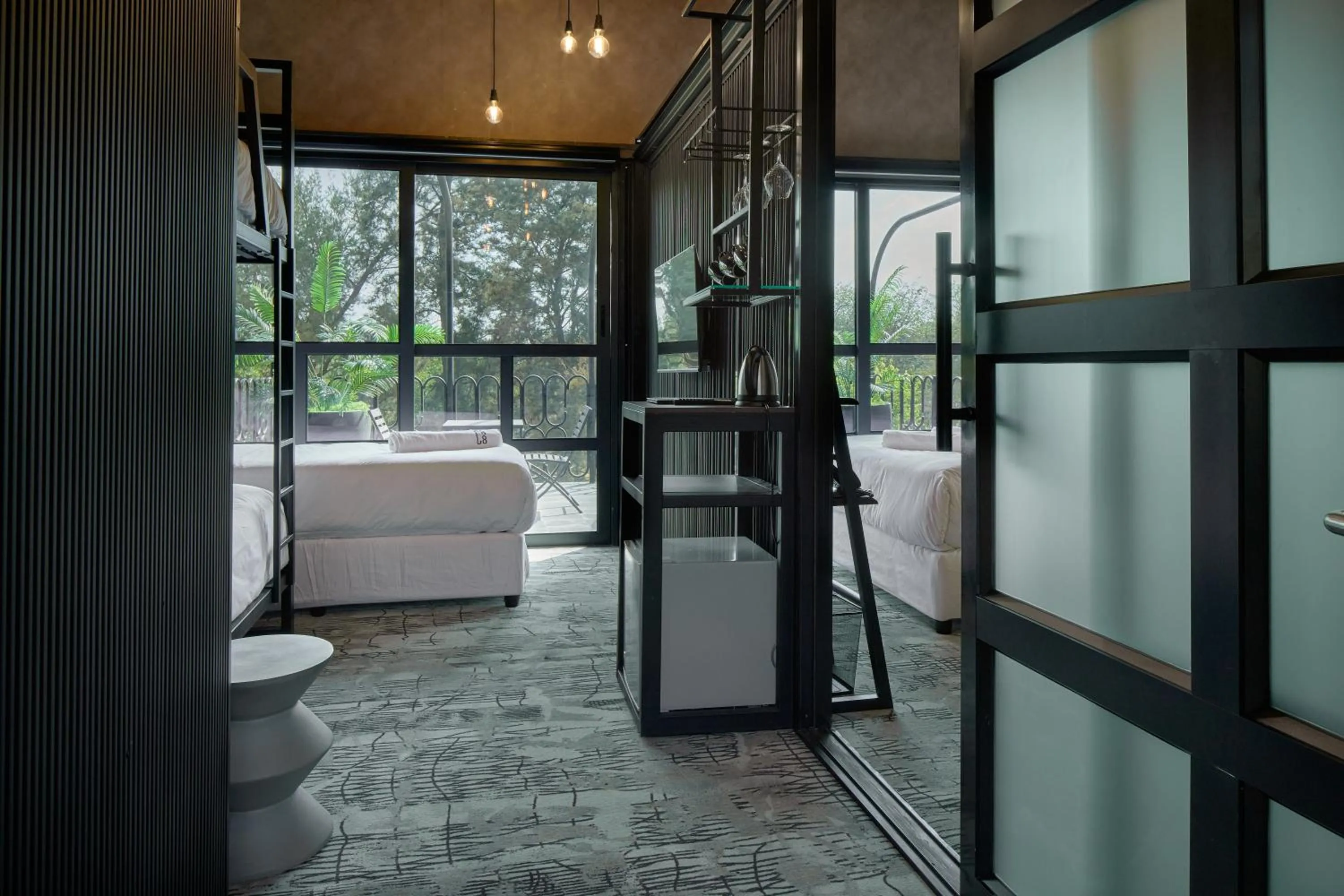 Bed in Cargo88 Hotel