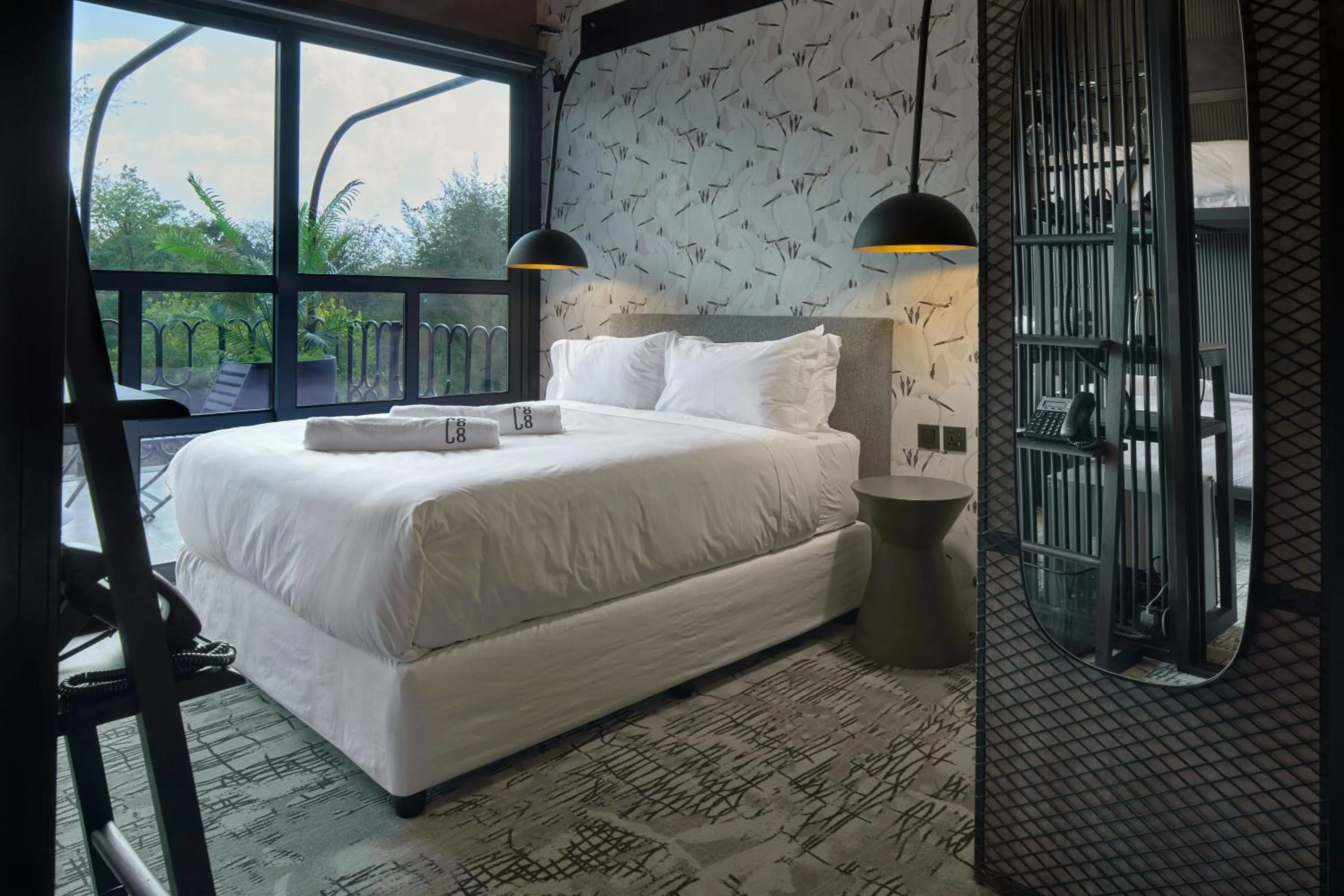 Bed in Cargo88 Hotel