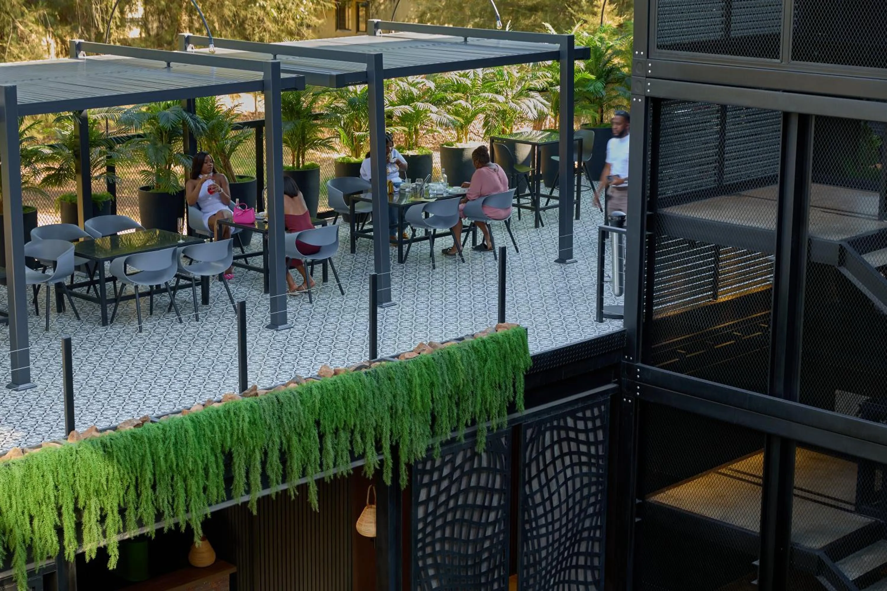 Patio in Cargo88 Hotel