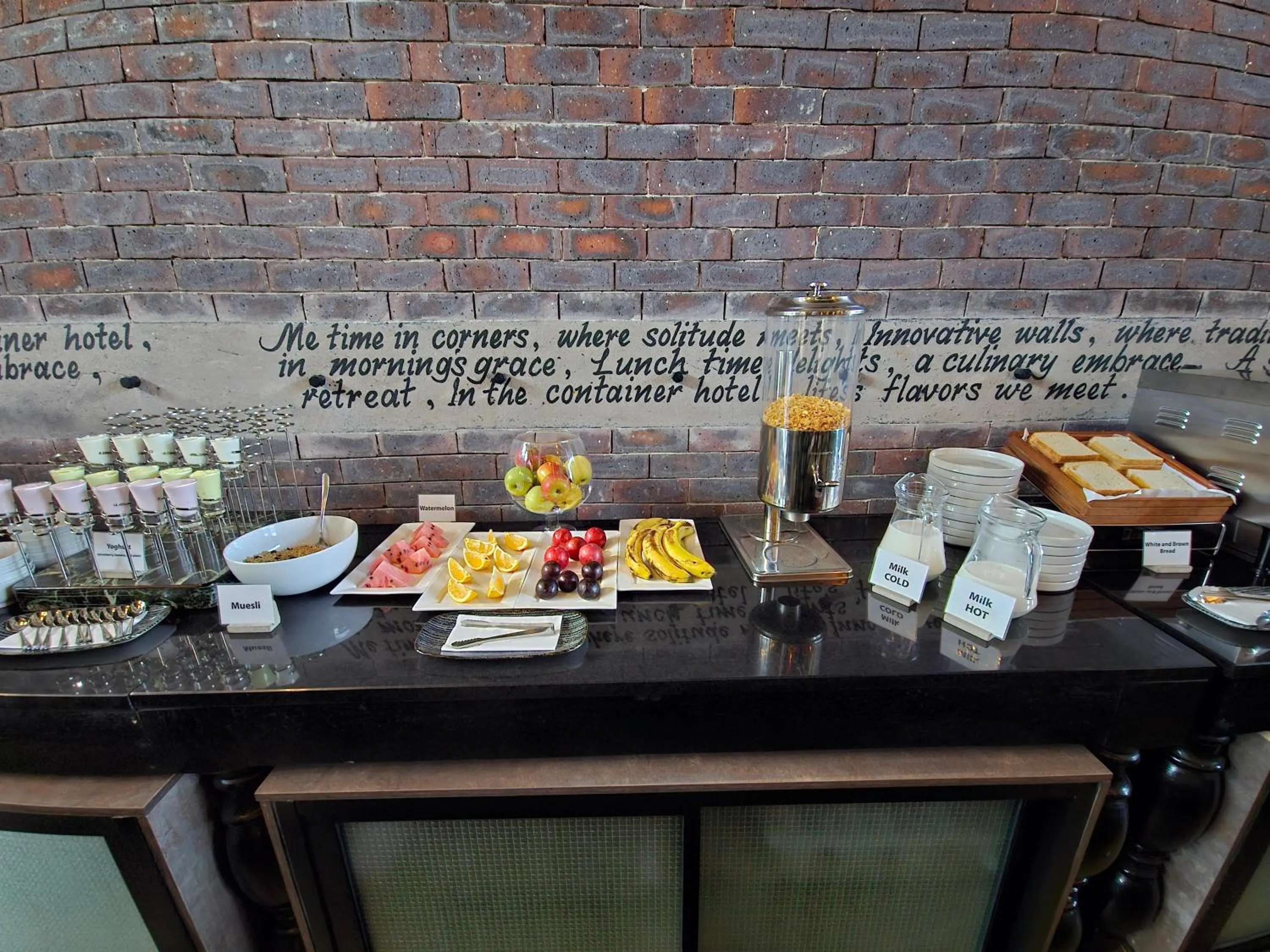 Breakfast in Cargo88 Hotel