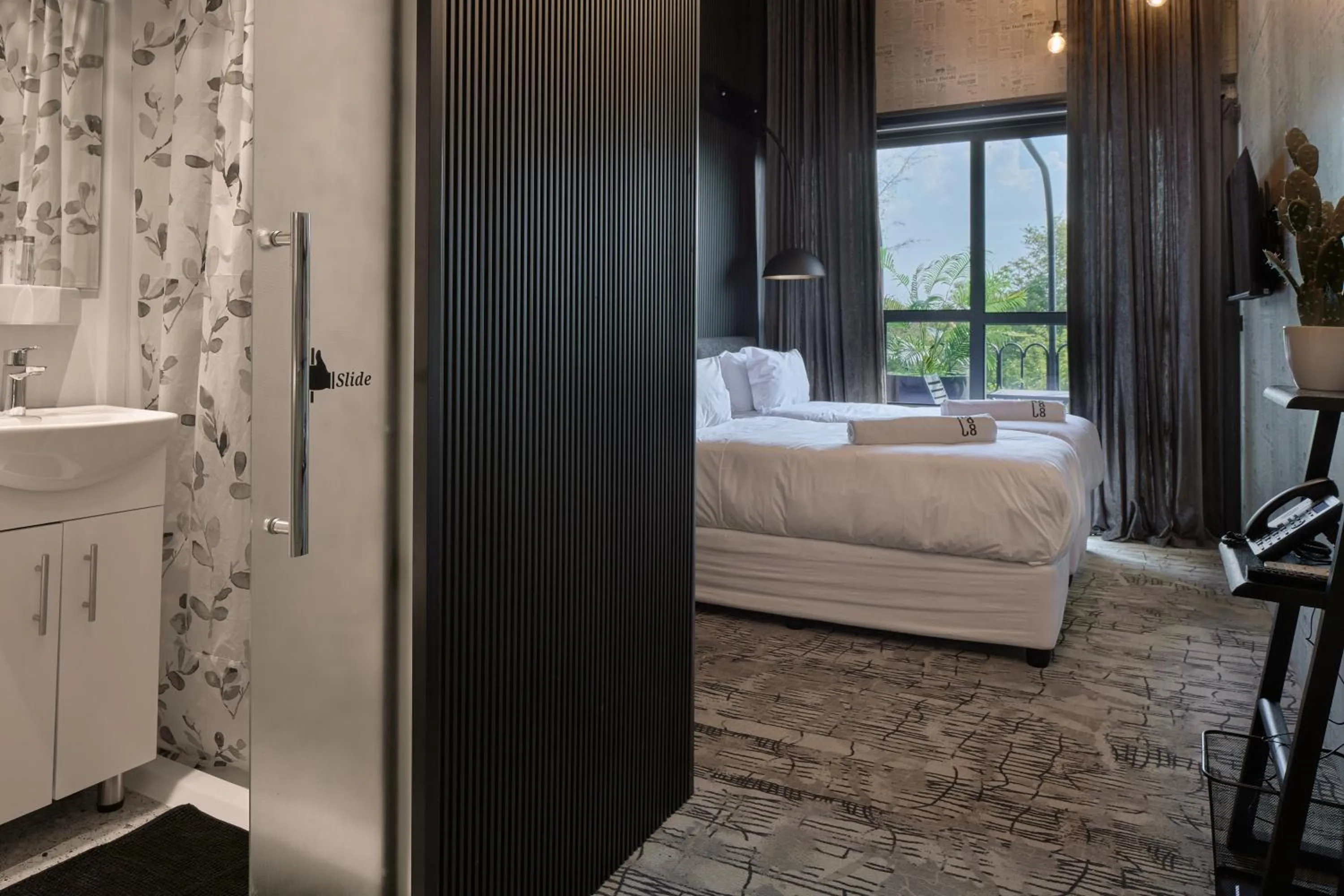 Bed in Cargo88 Hotel