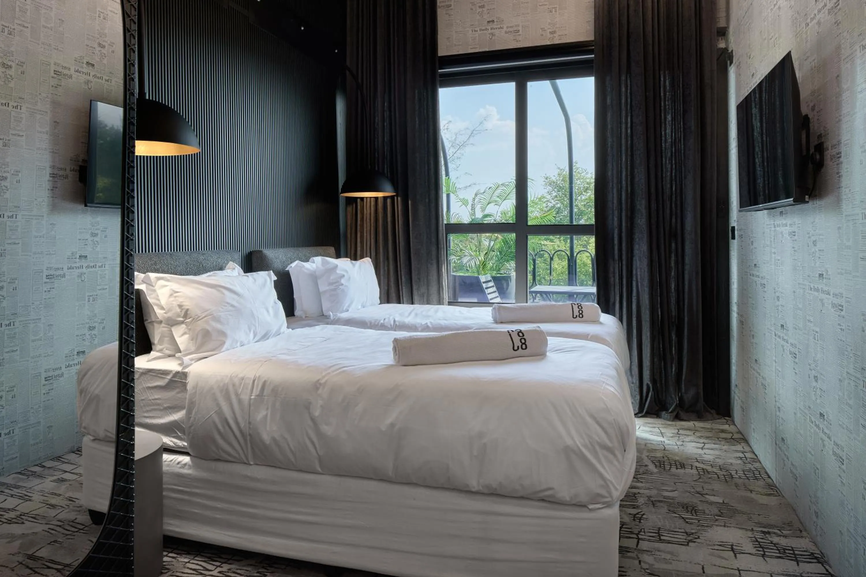 Bed in Cargo88 Hotel