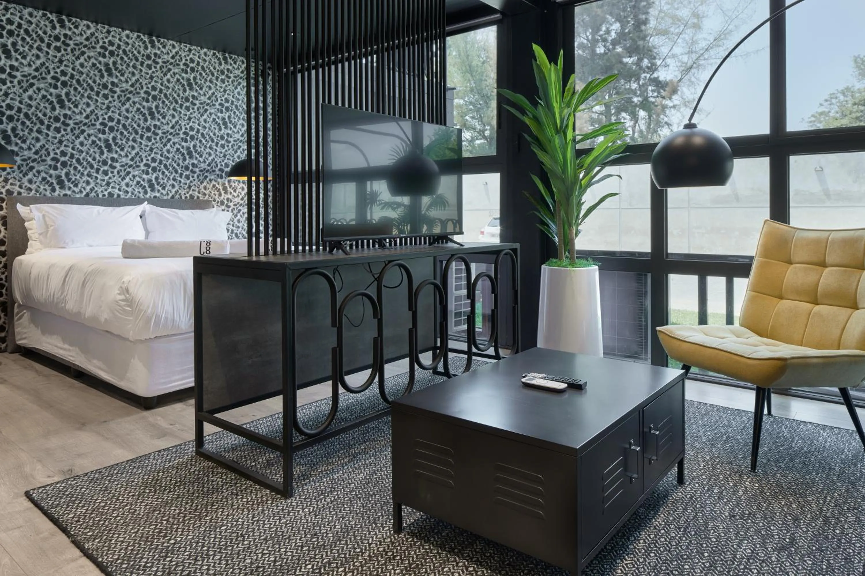 Bed in Cargo88 Hotel