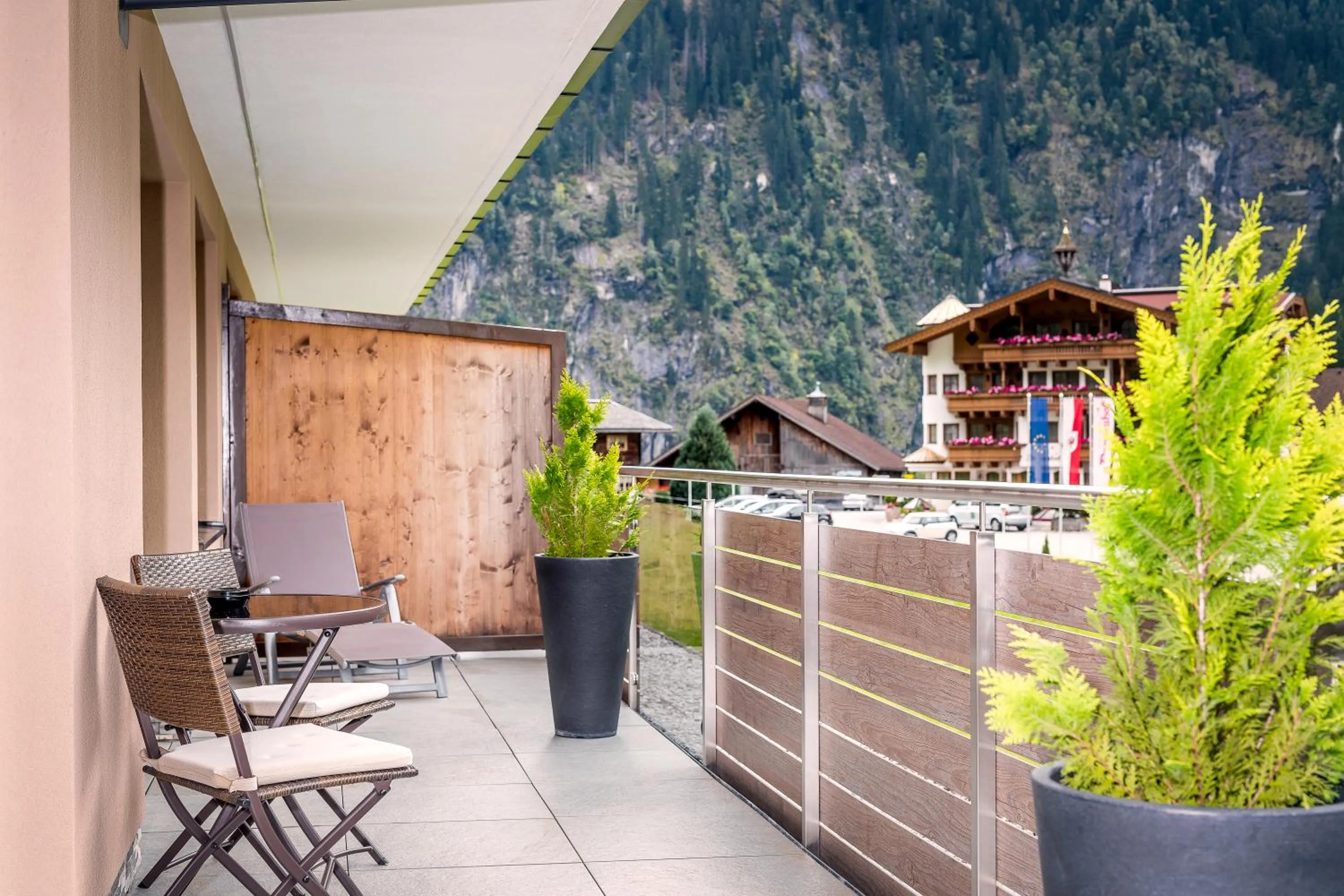 Balcony/Terrace in Mountain Resort M&M