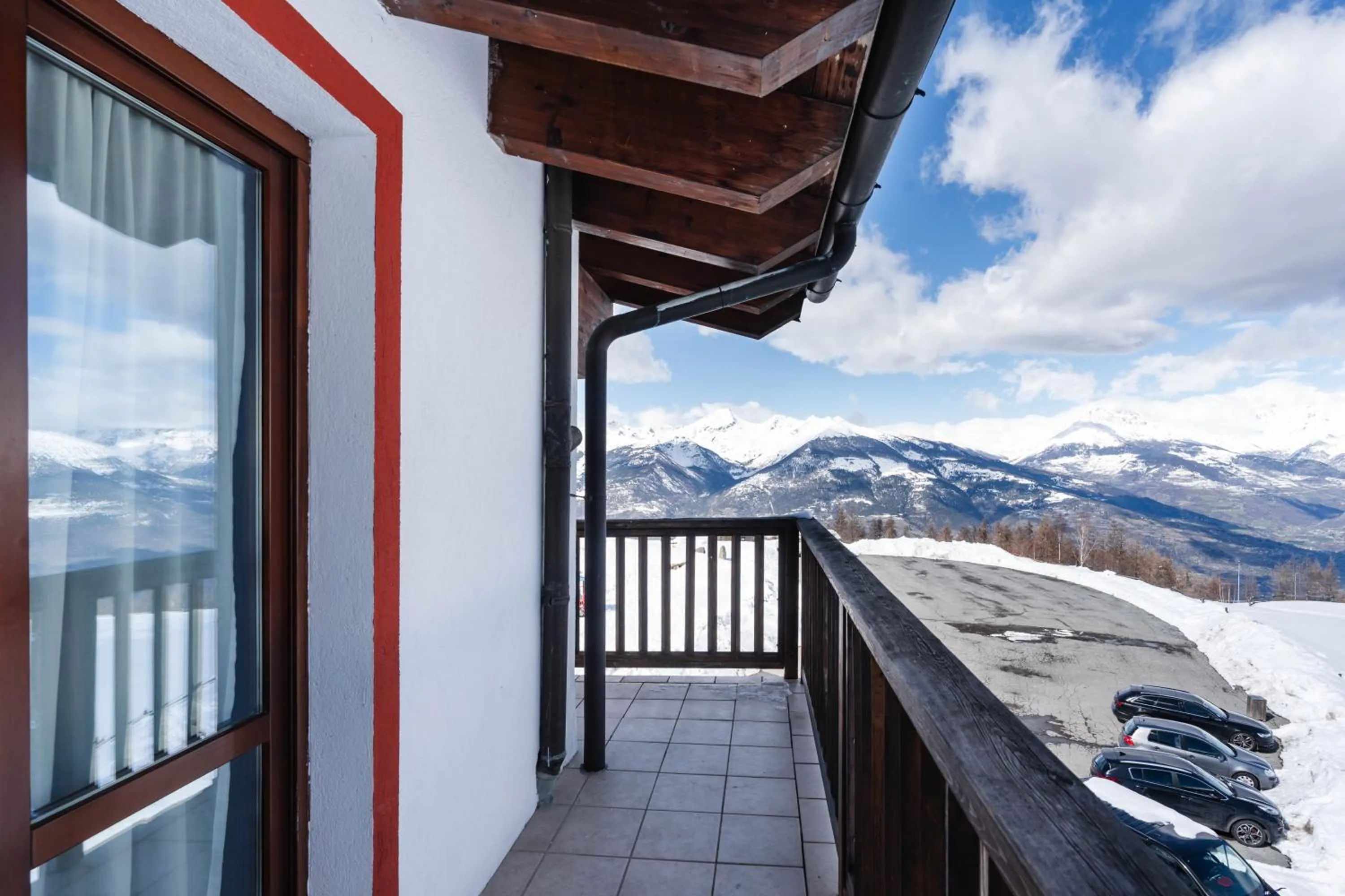 Balcony/Terrace in CHALET DES ALPES