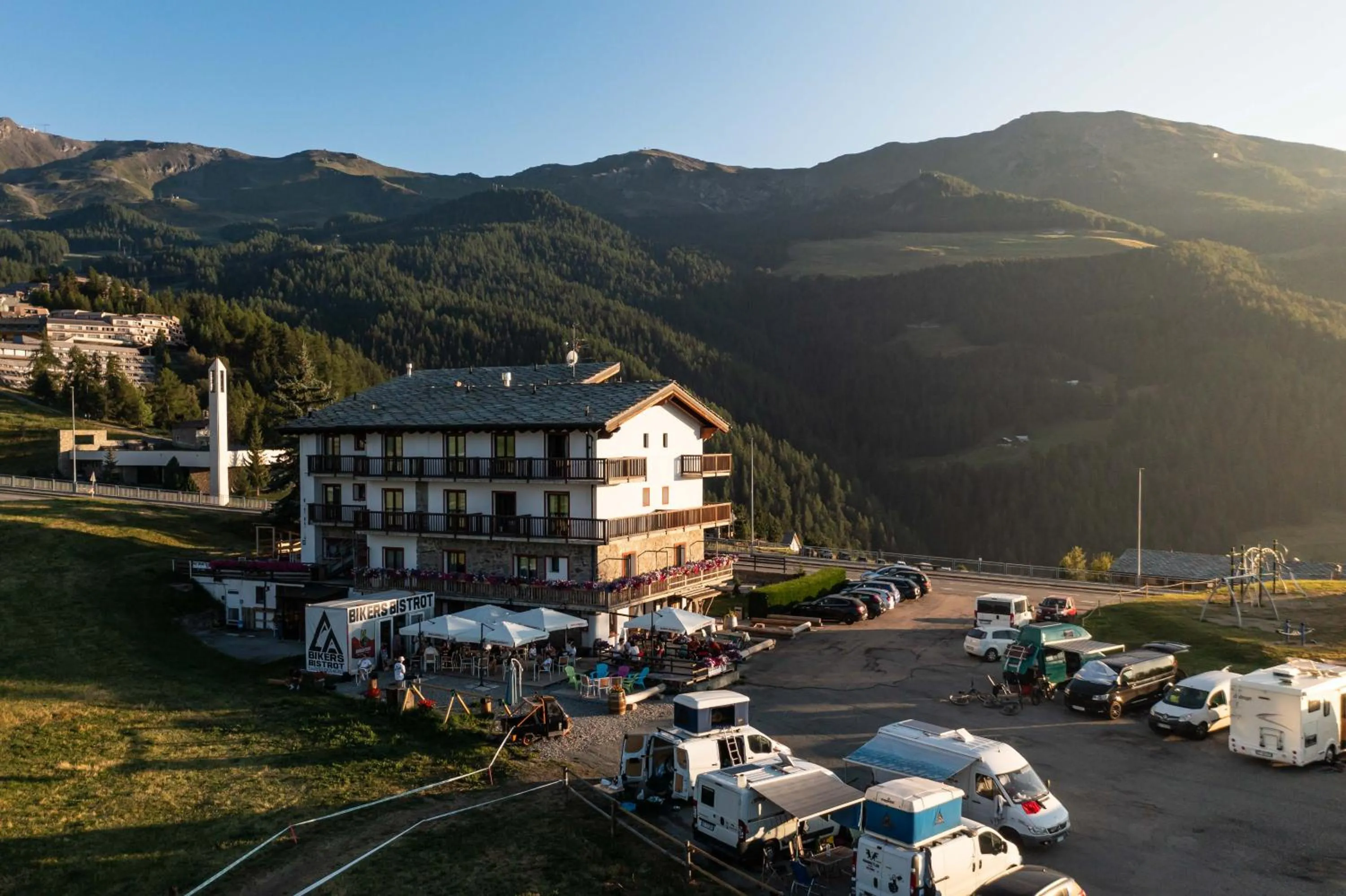 Bird's eye view in CHALET DES ALPES