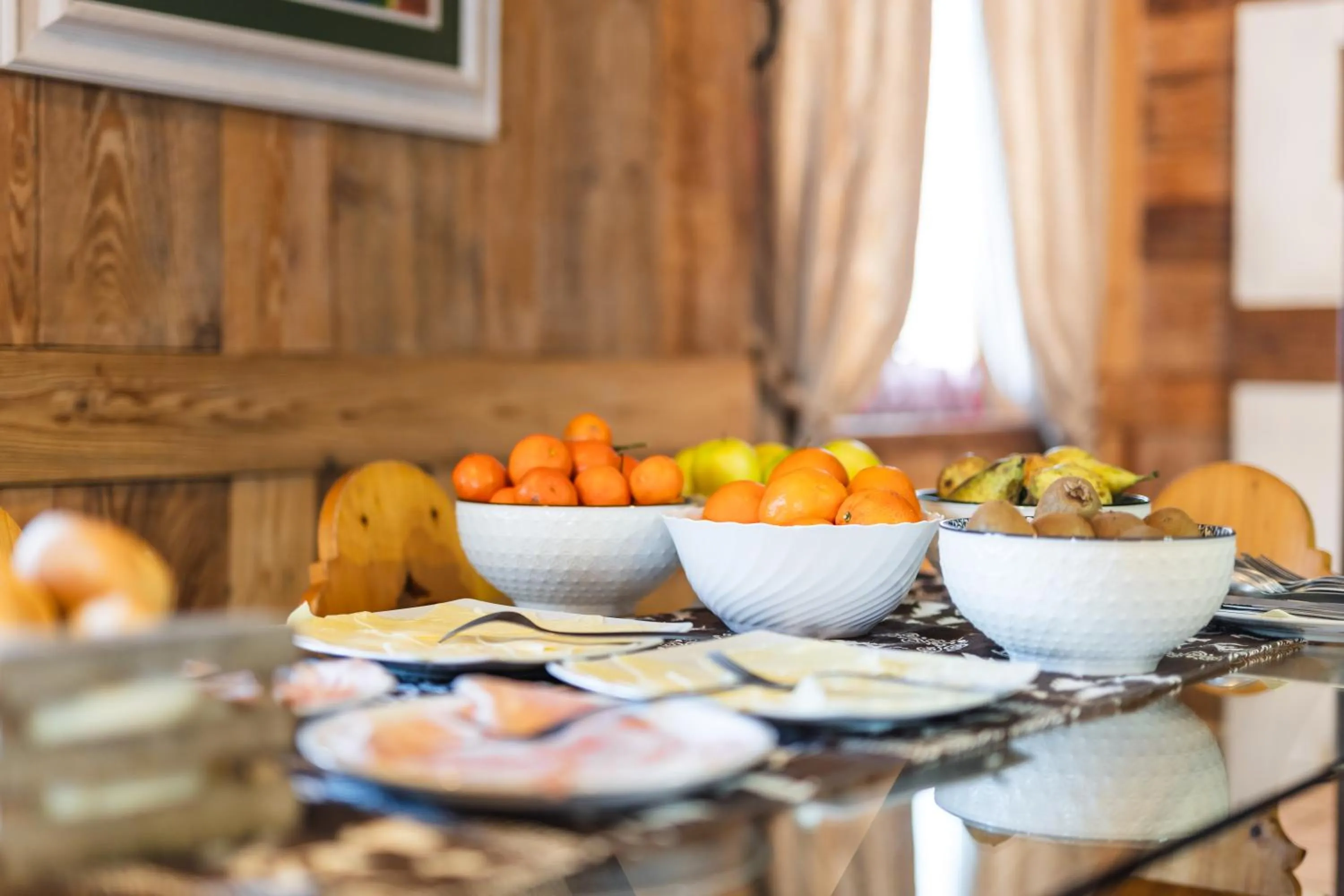 Buffet breakfast in CHALET DES ALPES