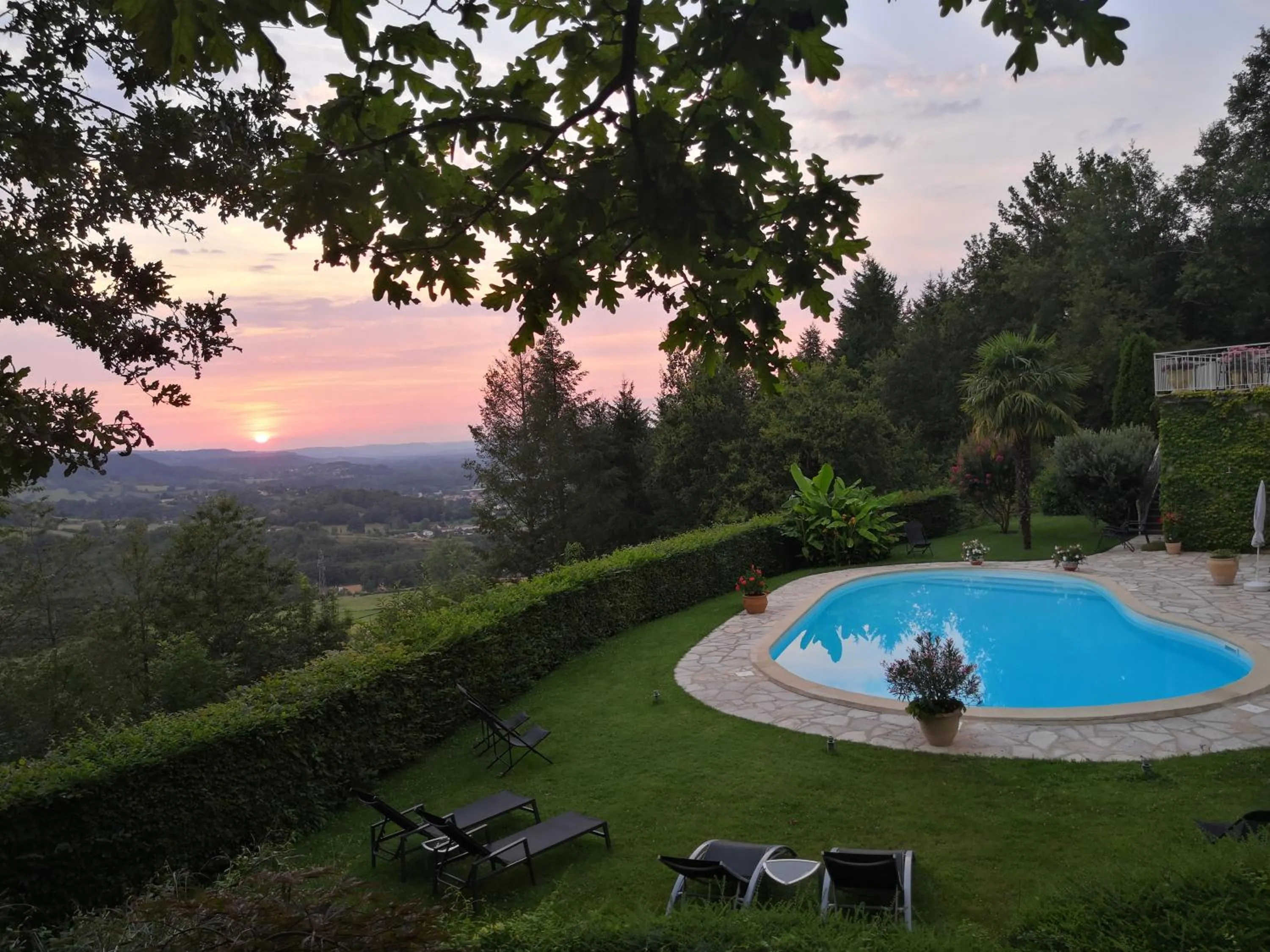 Garden view in Villa Ric