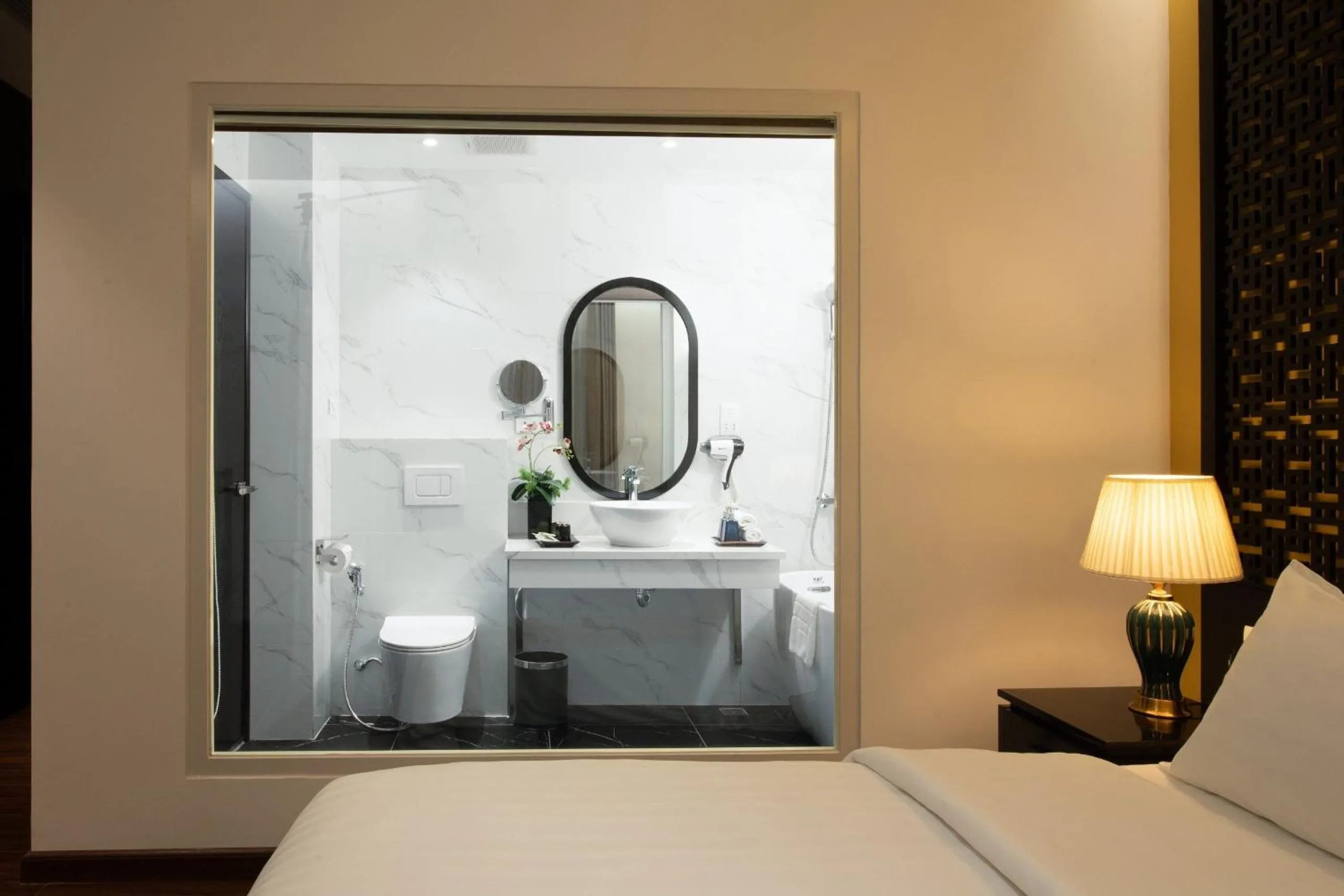 Bathroom, Bed in PALAGO BOUTIQUE HOTEL