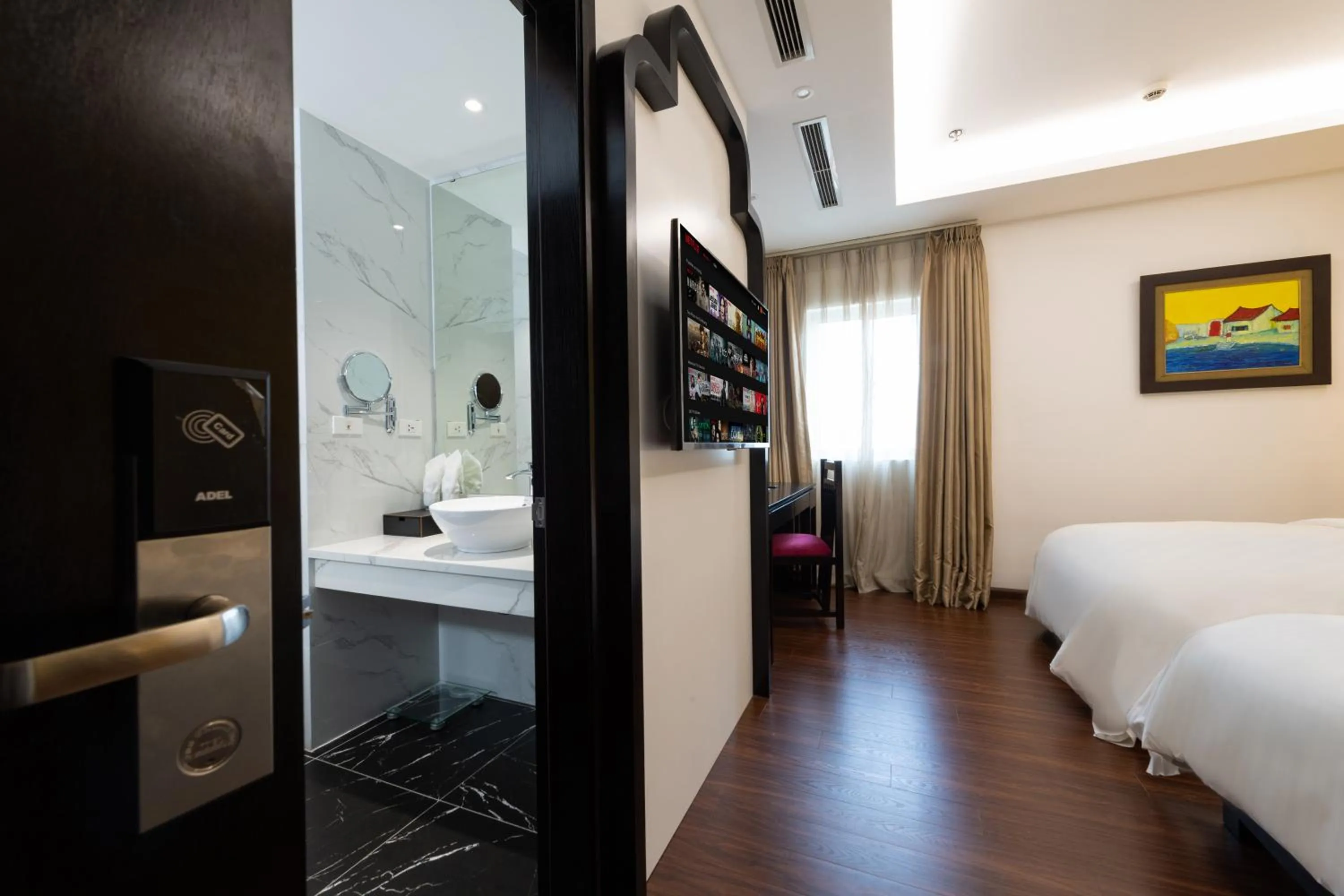 Bed in PALAGO BOUTIQUE HOTEL