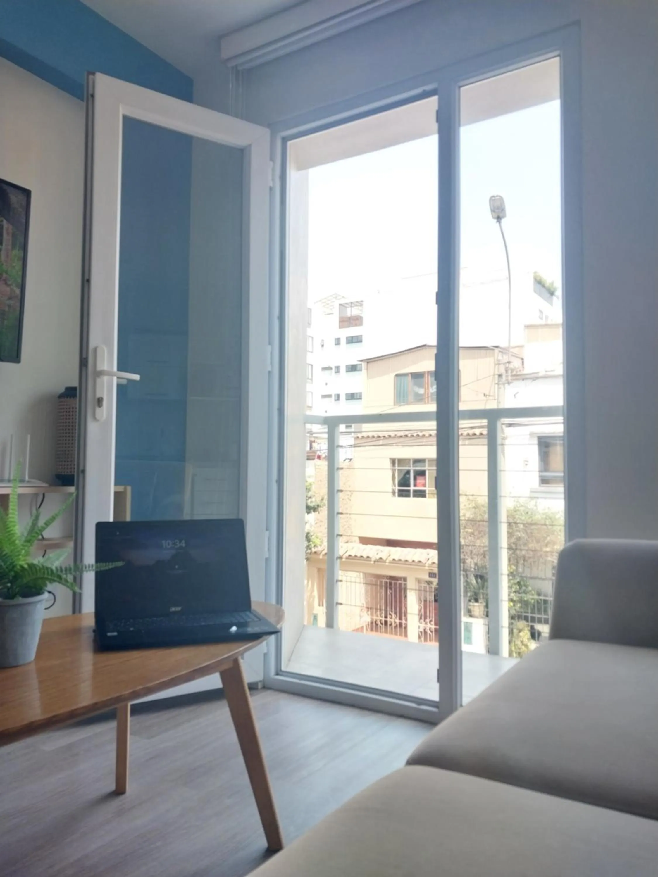 Bed in Quark Apartments