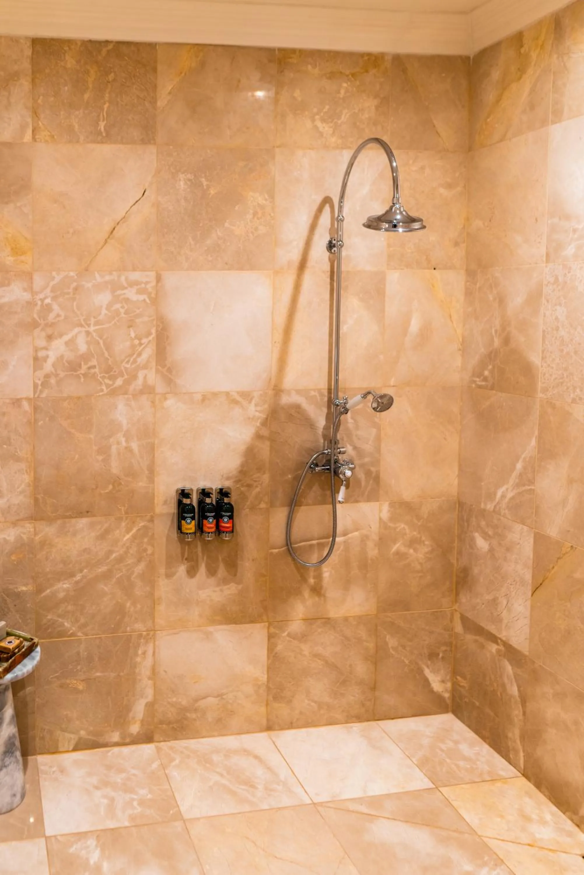 Shower in The Monarch Hotel