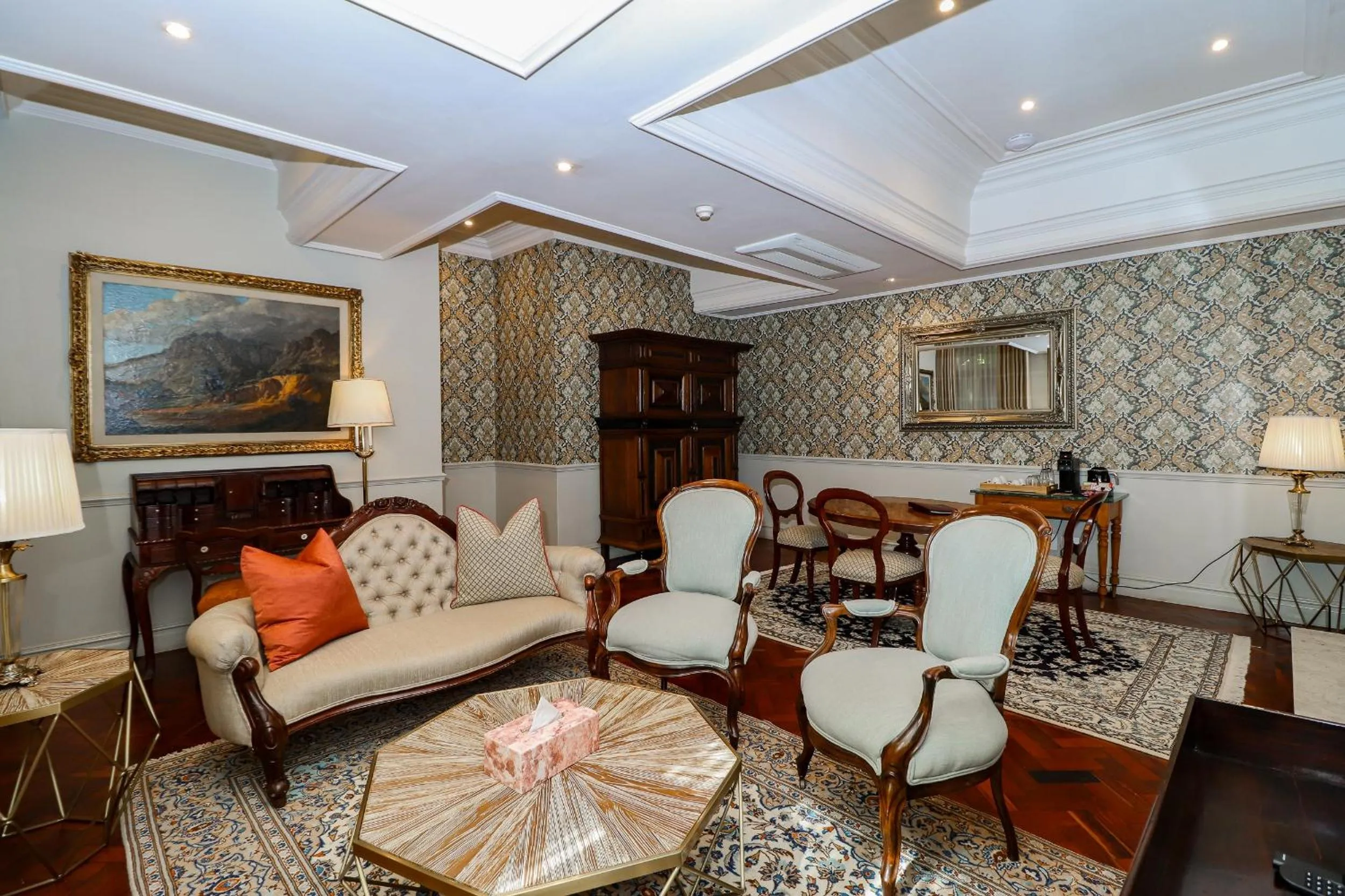 Living room in The Monarch Hotel