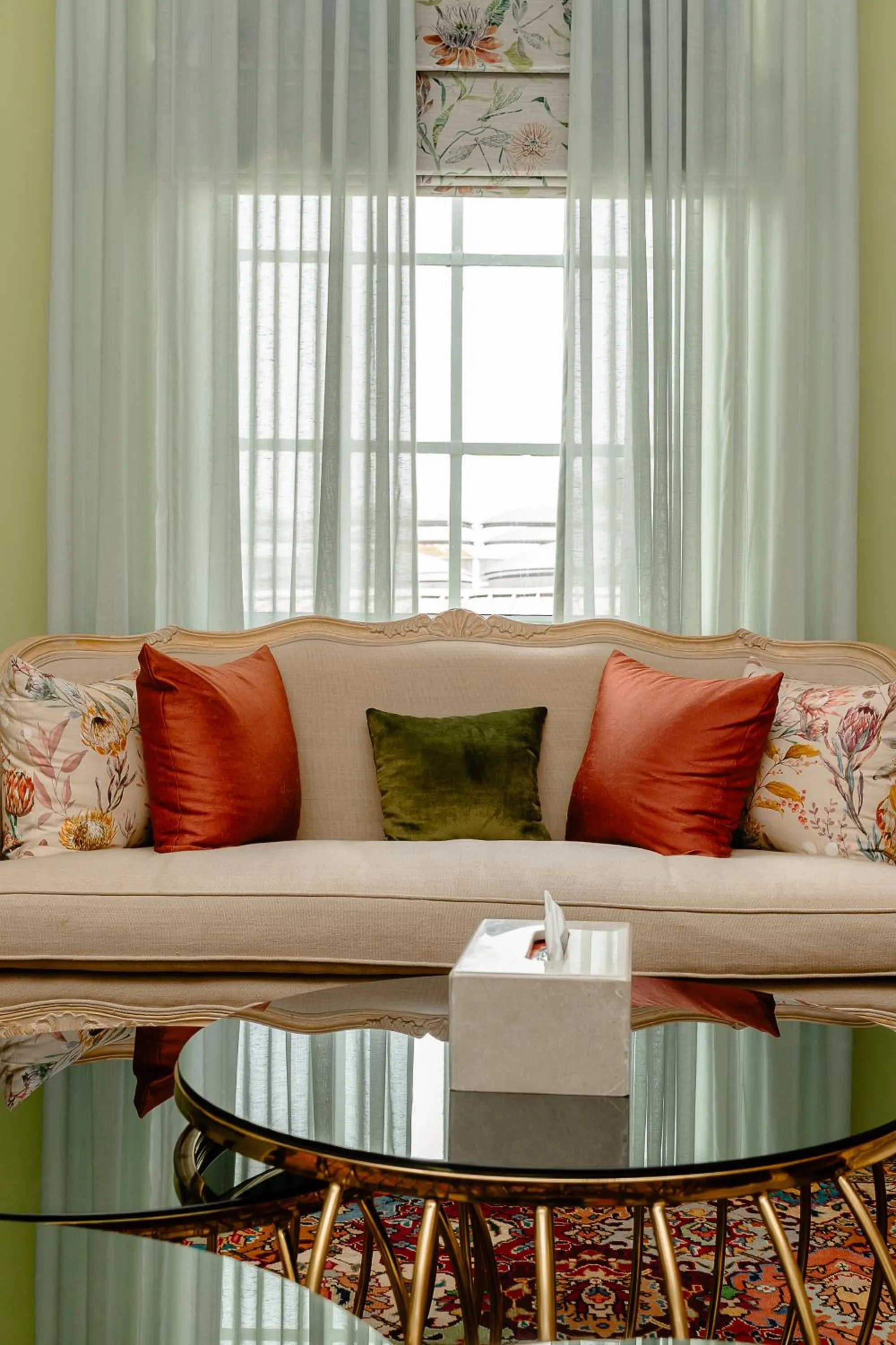 Living room in The Monarch Hotel