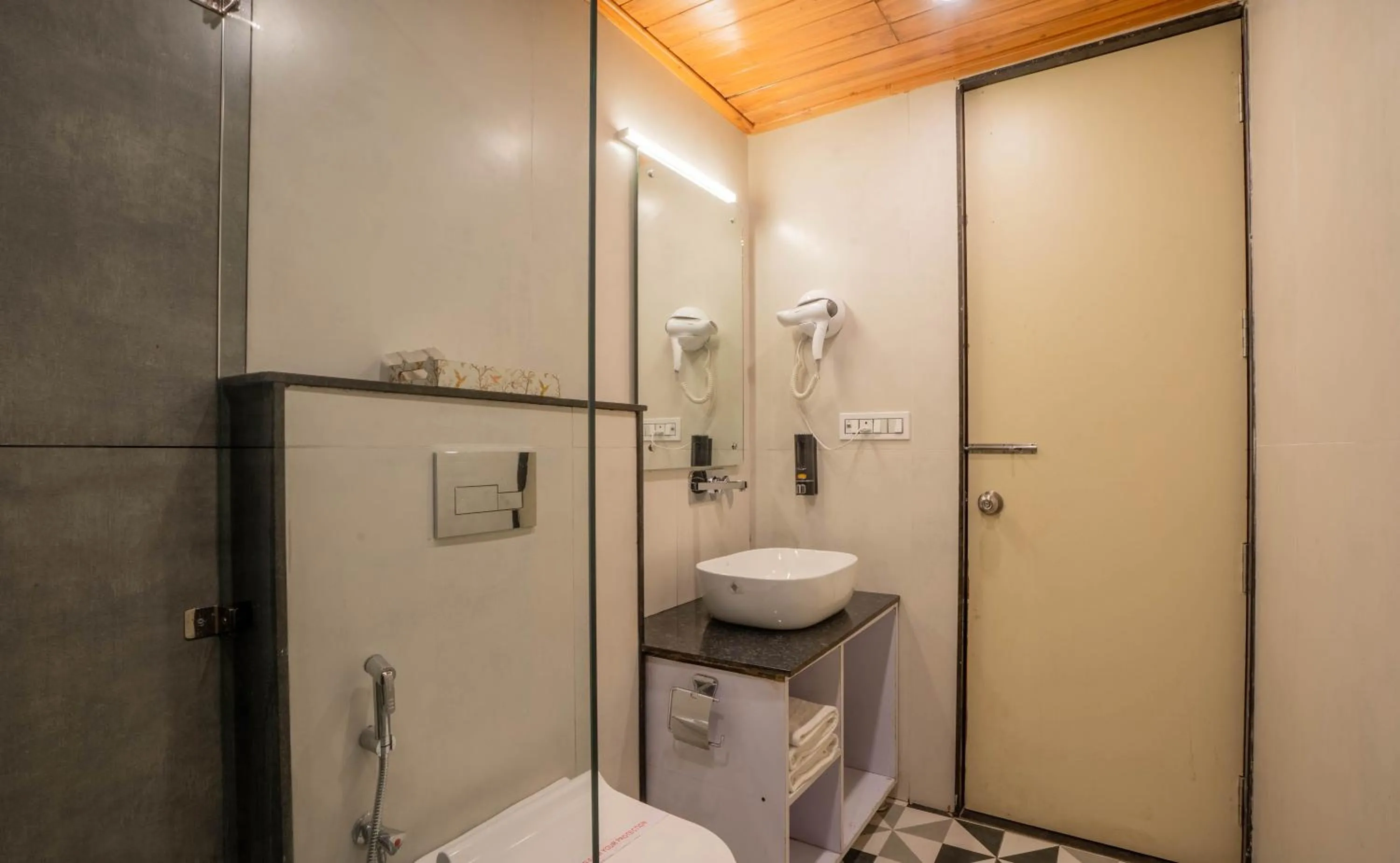 Bathroom in Perfectstayz Premium Westend at Mall Road