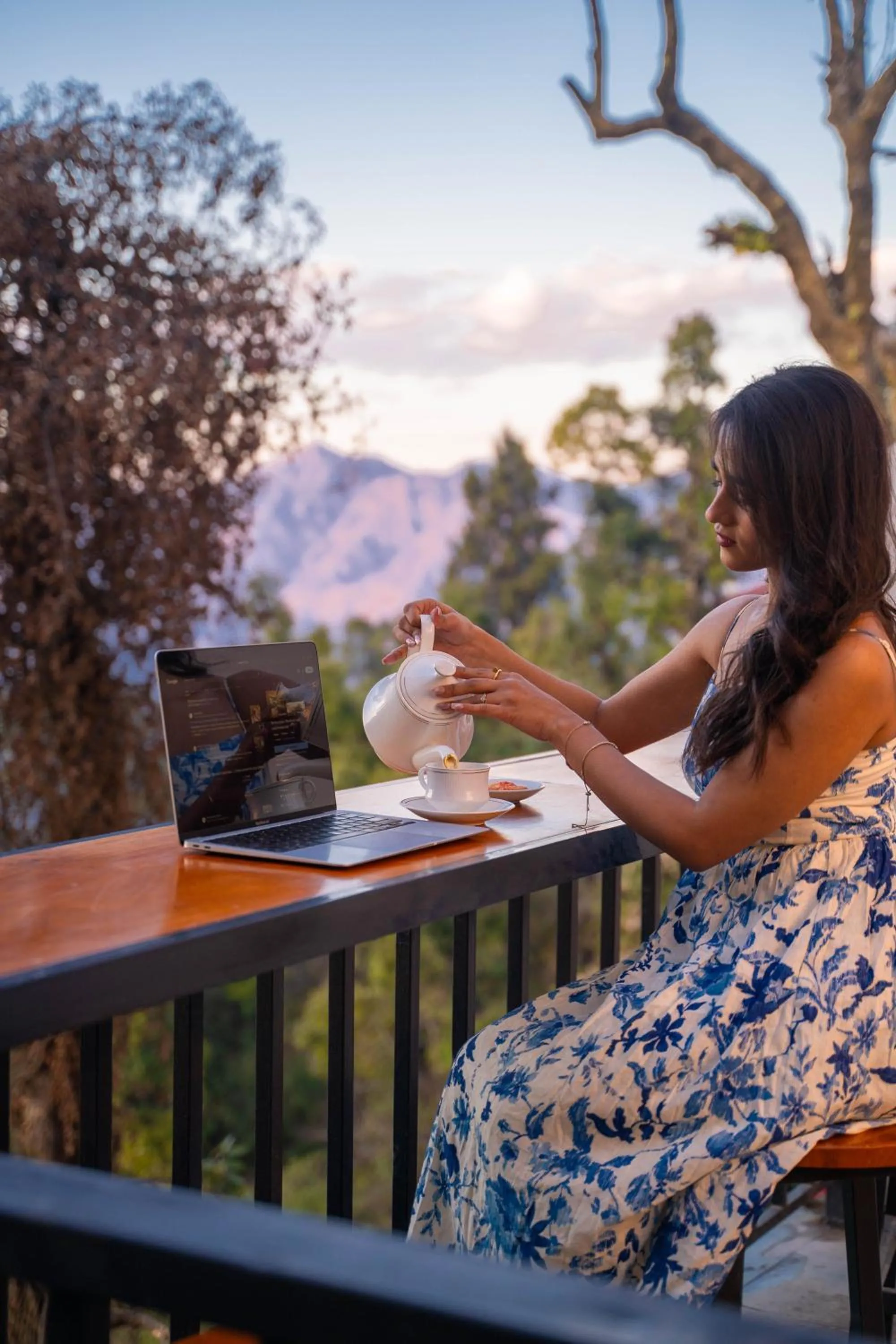 Balcony/Terrace in Perfectstayz Premium Westend at Mall Road