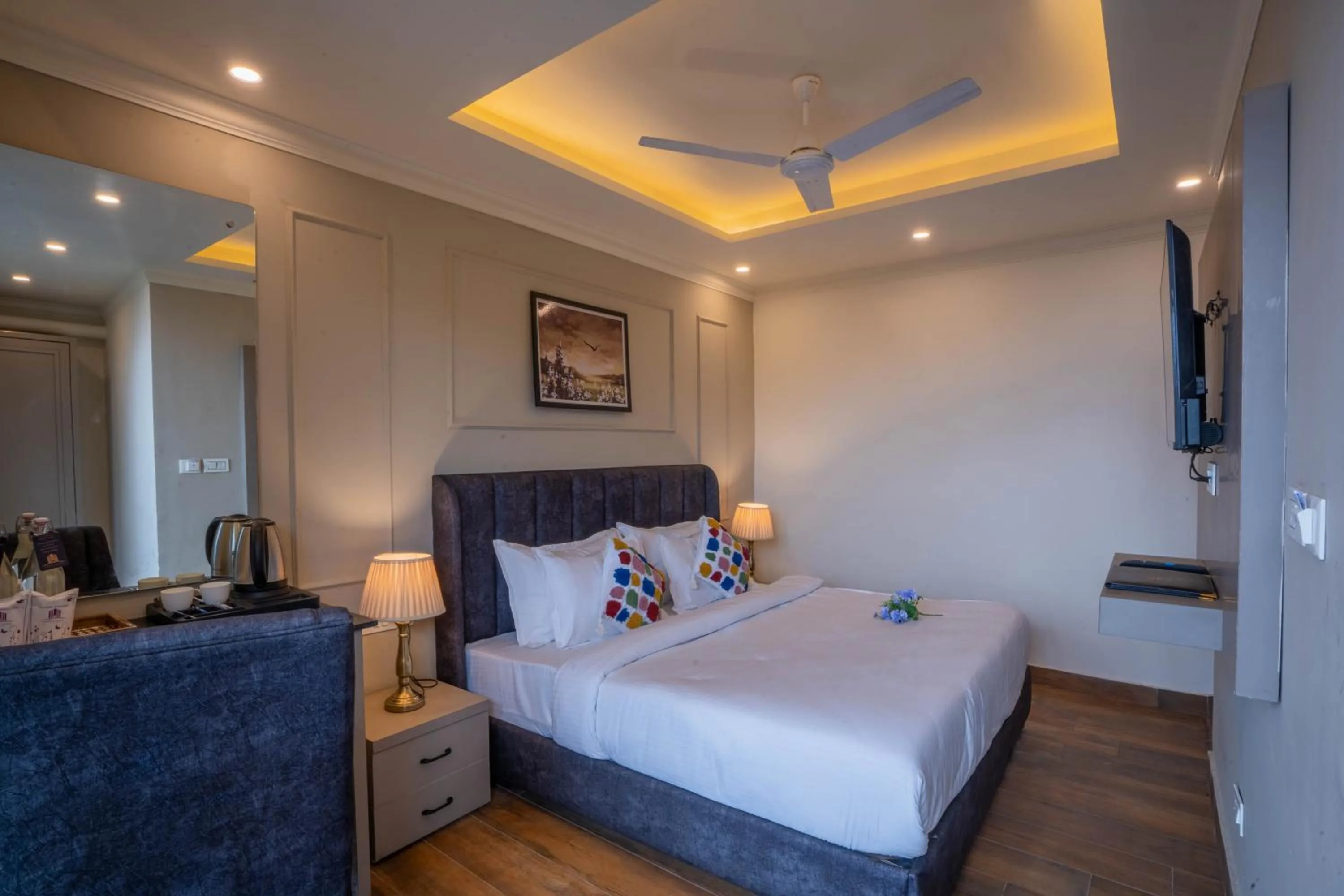 Bed in Perfectstayz Premium Westend at Mall Road