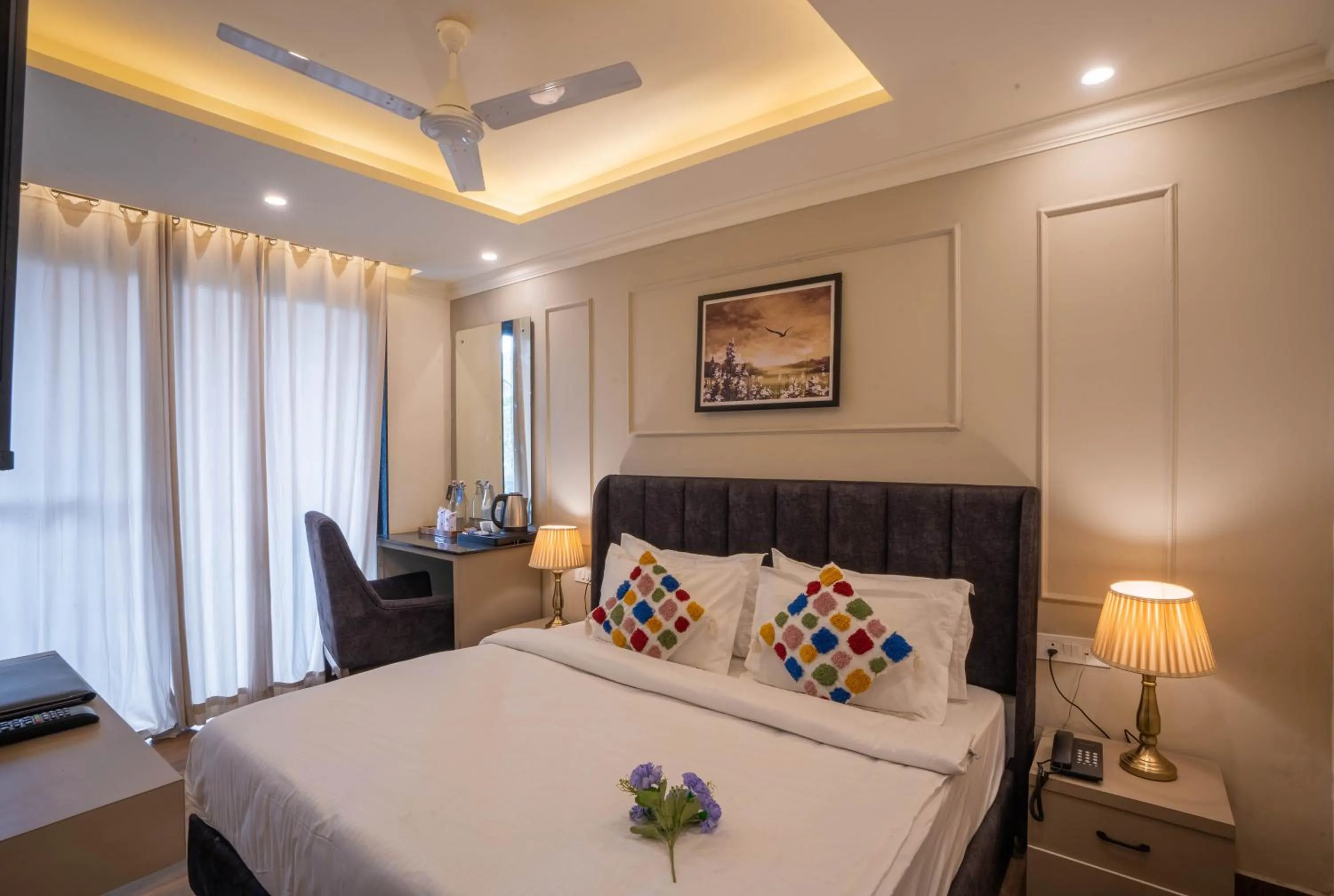 Bed in Perfectstayz Premium Westend at Mall Road