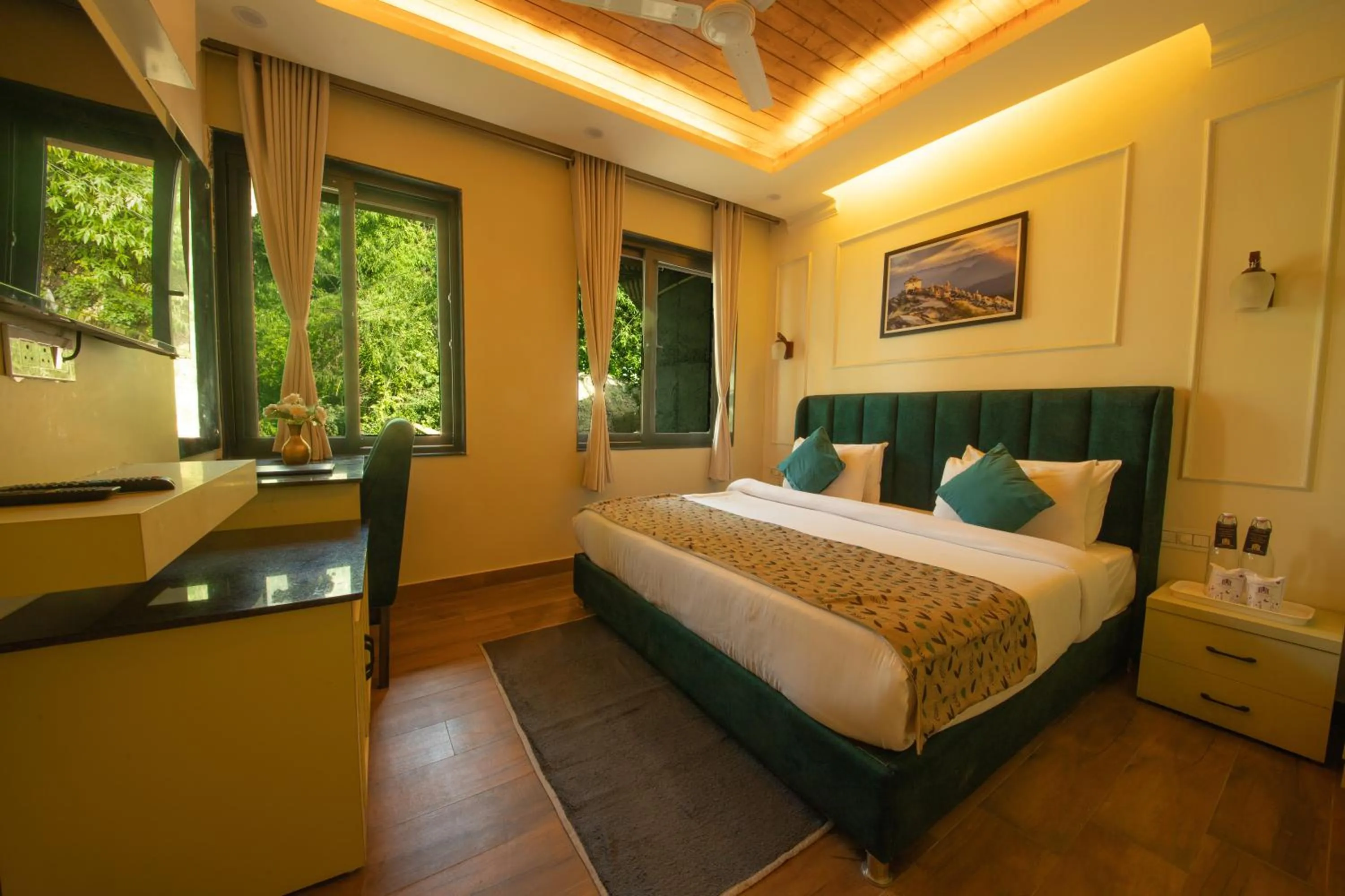 Bed in Perfectstayz Premium Westend at Mall Road