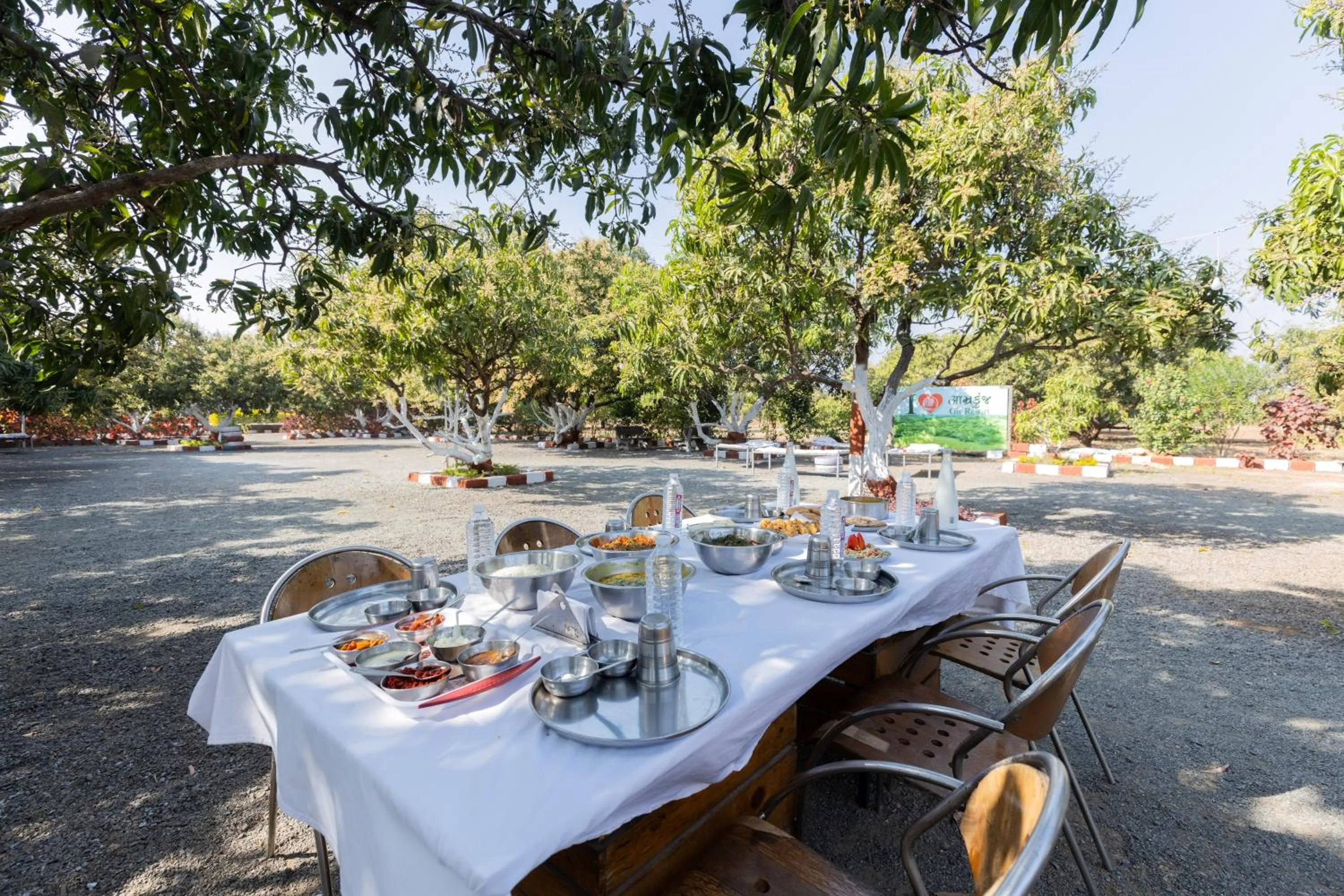 Garden in AamraKunj Gir Resort