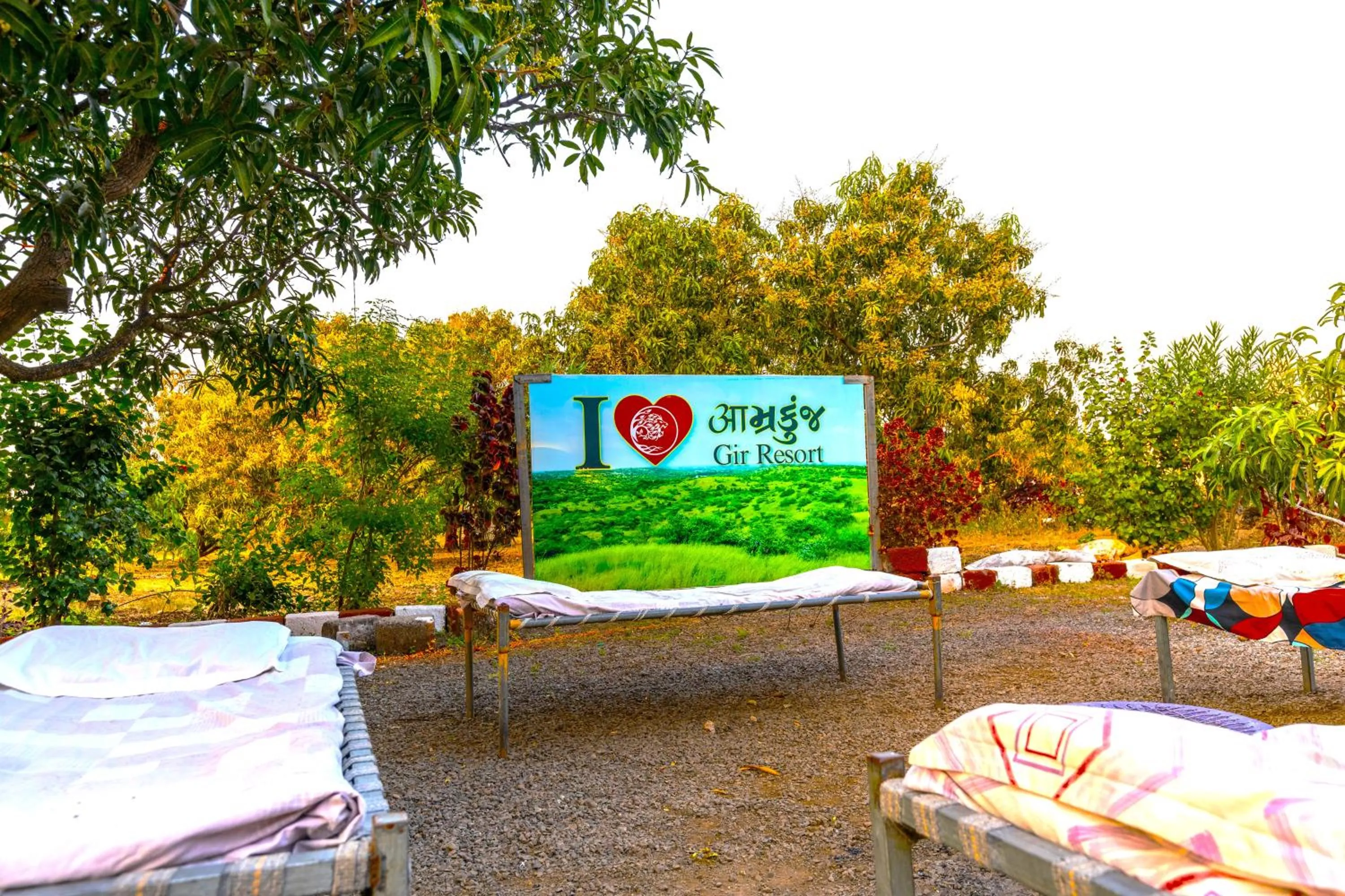 Garden in AamraKunj Gir Resort