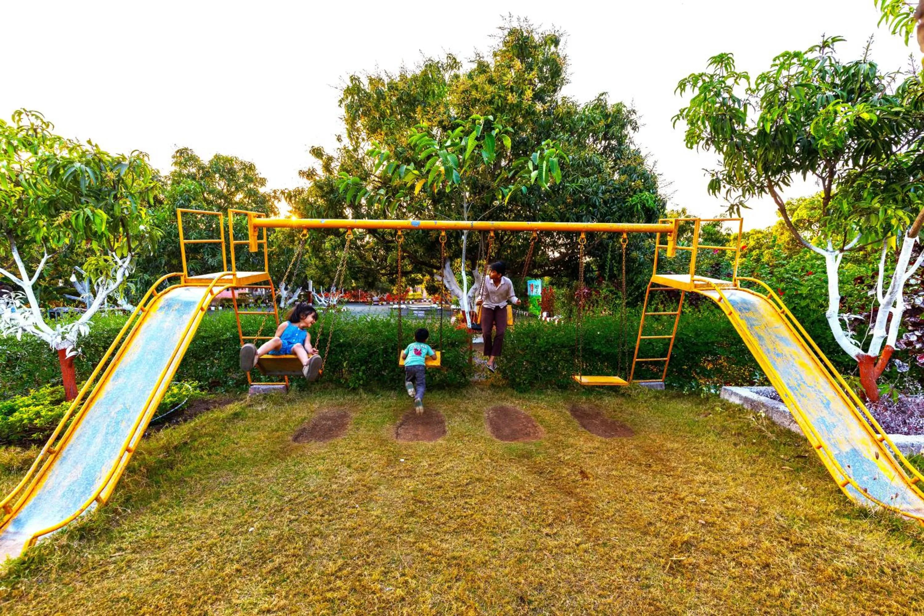 Children play ground in AamraKunj Gir Resort